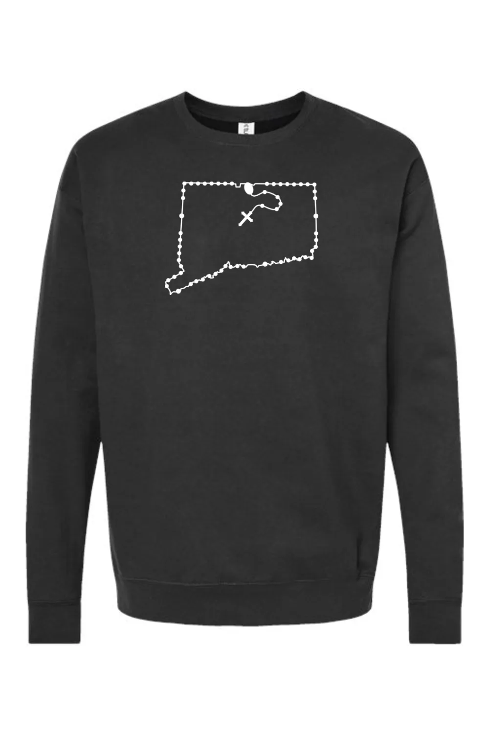 Connecticut Catholic Rosary Crewneck Sweatshirt