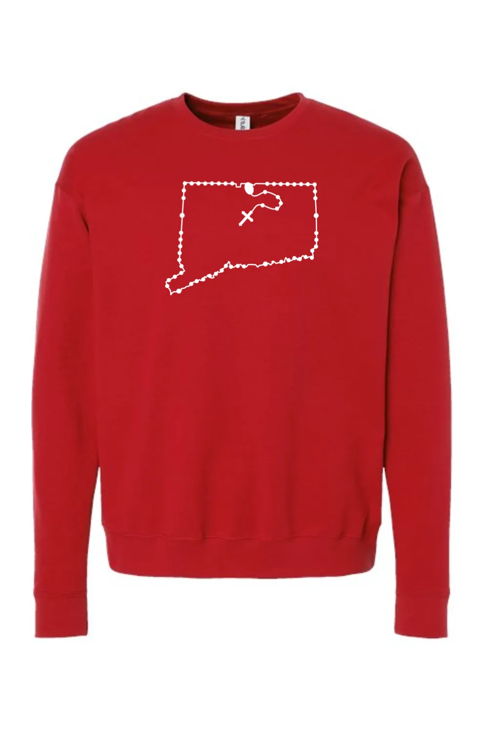 Connecticut Catholic Rosary Crewneck Sweatshirt