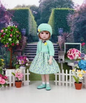 Country Berry - dress and sweater set with shoes for Ruby Red Fashion Friends doll