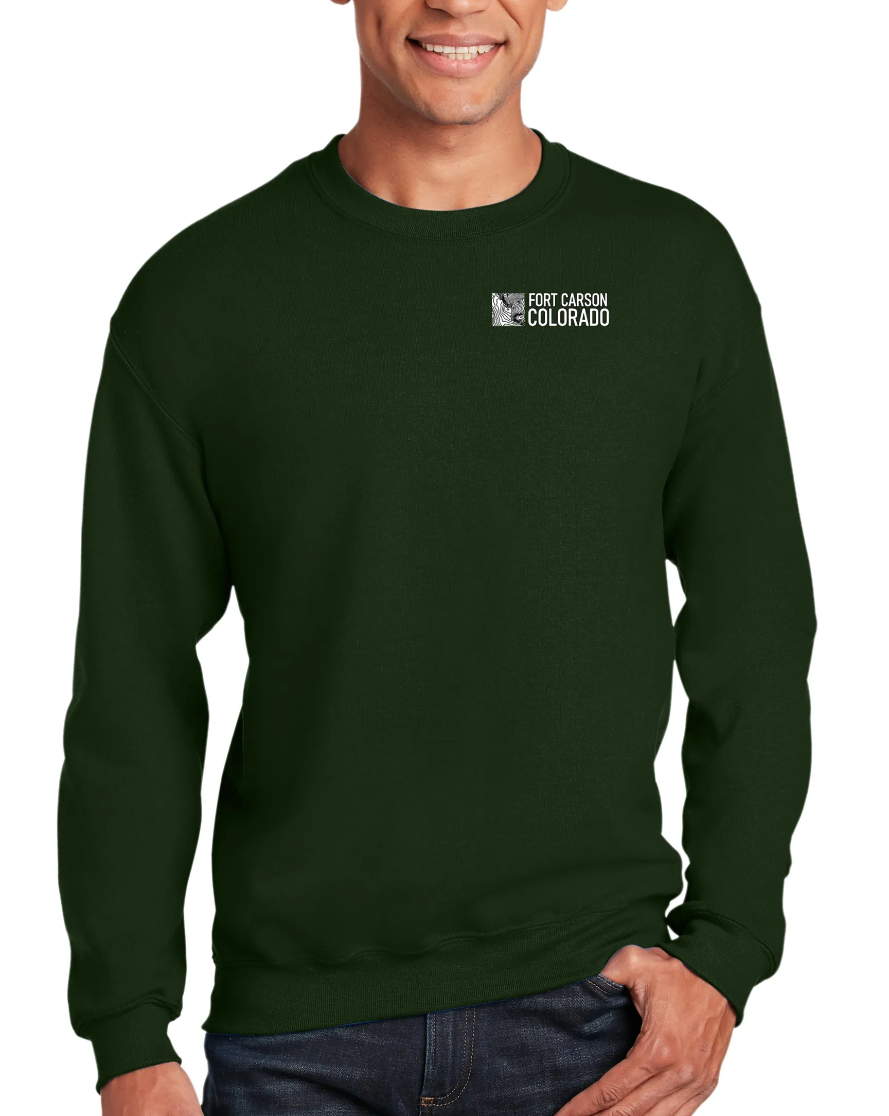 Crewneck Unisex Sweatshirt. This sweatshirt comes in multiple colors.
