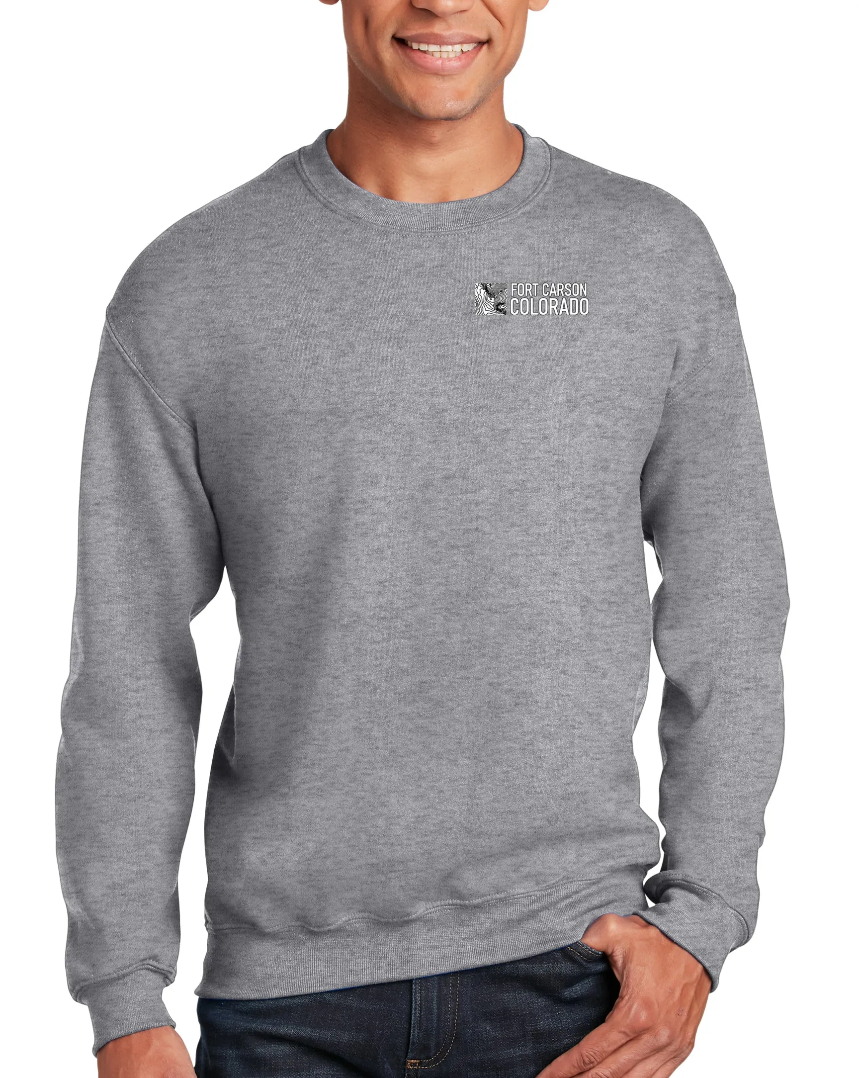 Crewneck Unisex Sweatshirt. This sweatshirt comes in multiple colors.