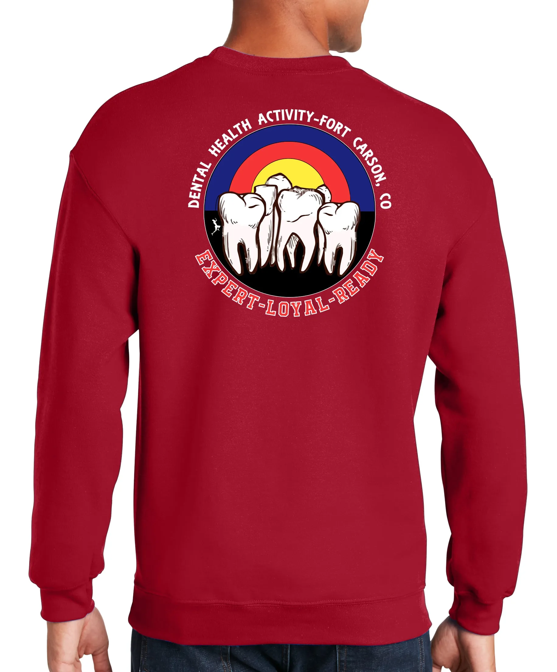 Crewneck Unisex Sweatshirt. This sweatshirt comes in multiple colors.