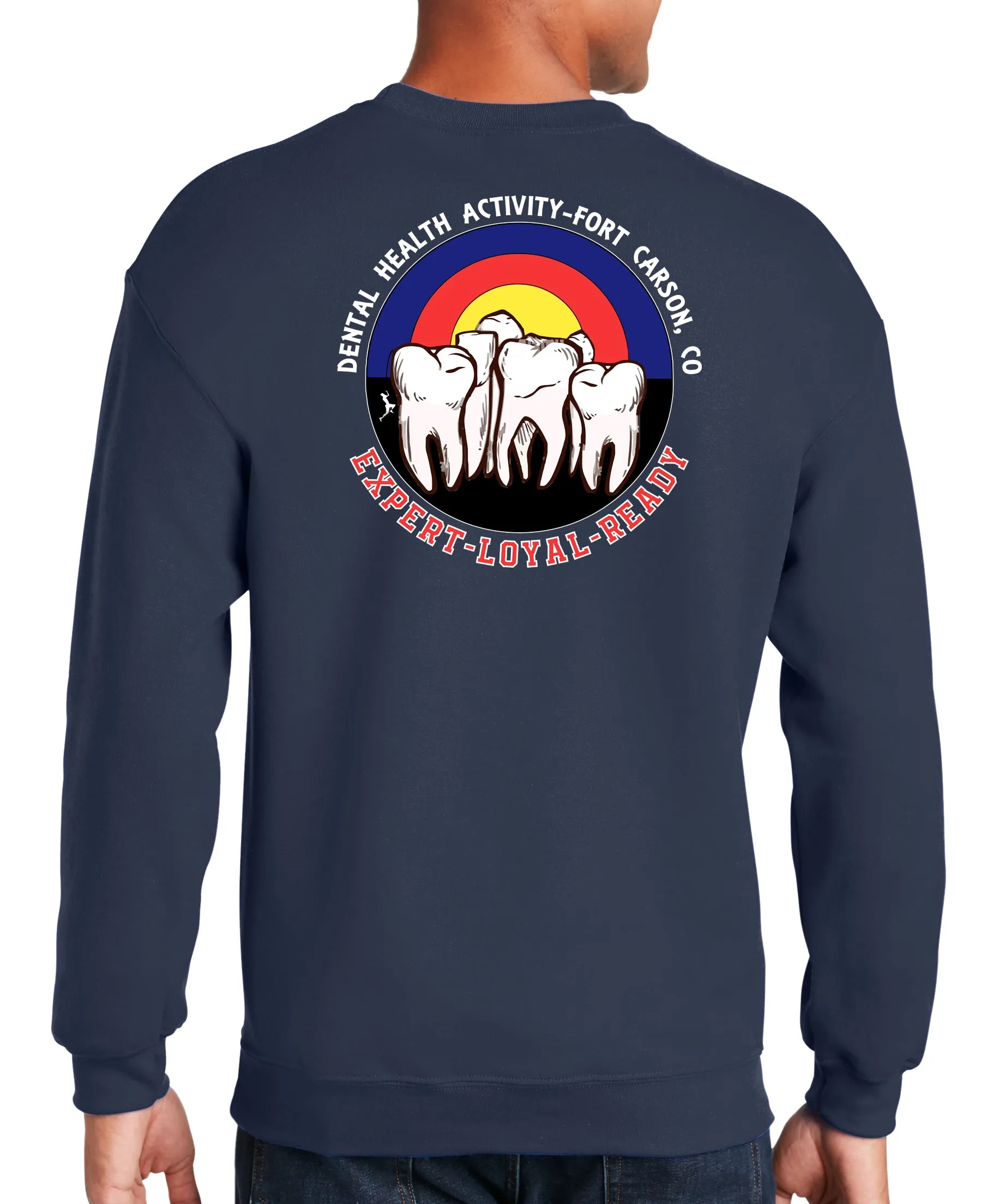 Crewneck Unisex Sweatshirt. This sweatshirt comes in multiple colors.
