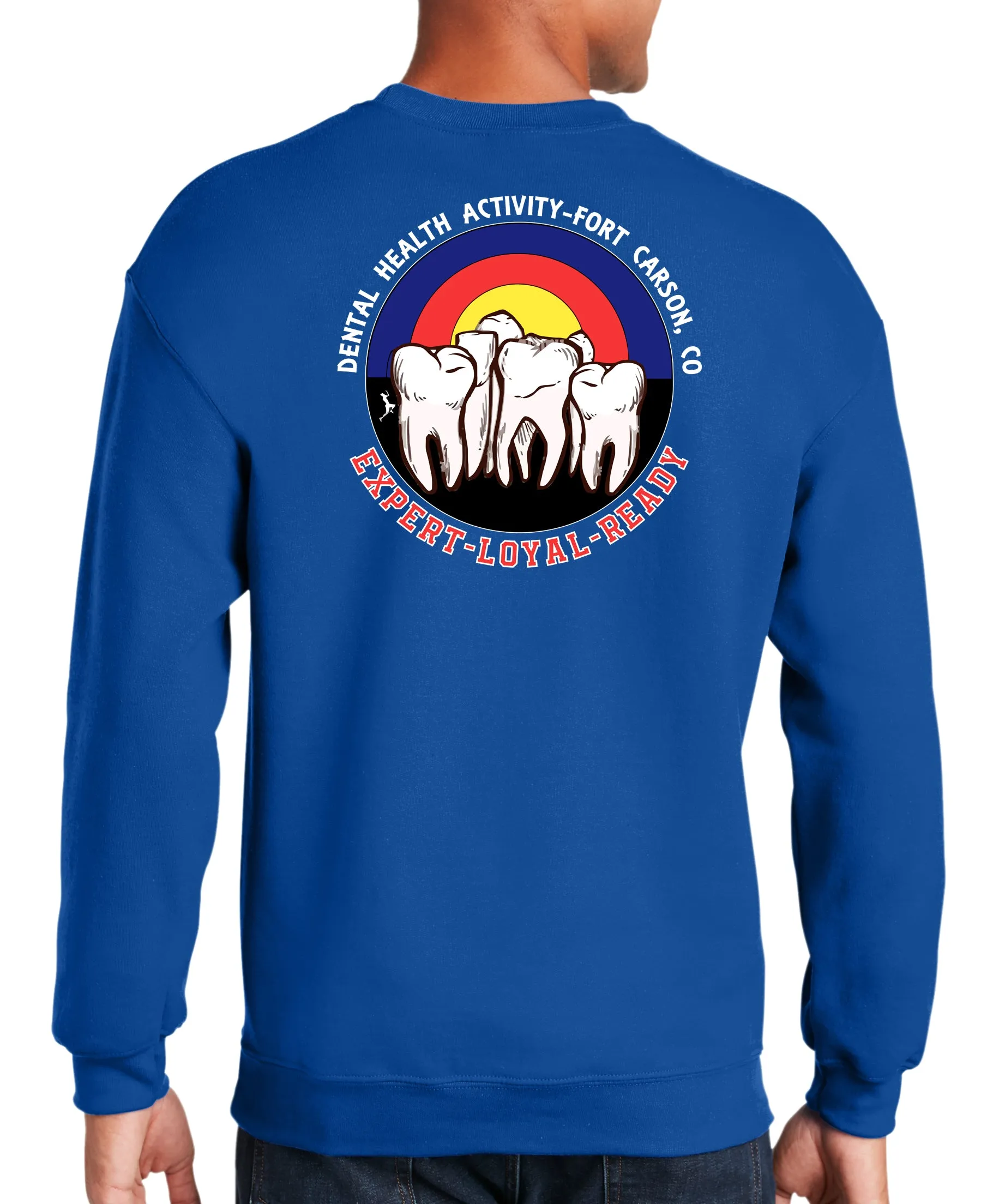 Crewneck Unisex Sweatshirt. This sweatshirt comes in multiple colors.