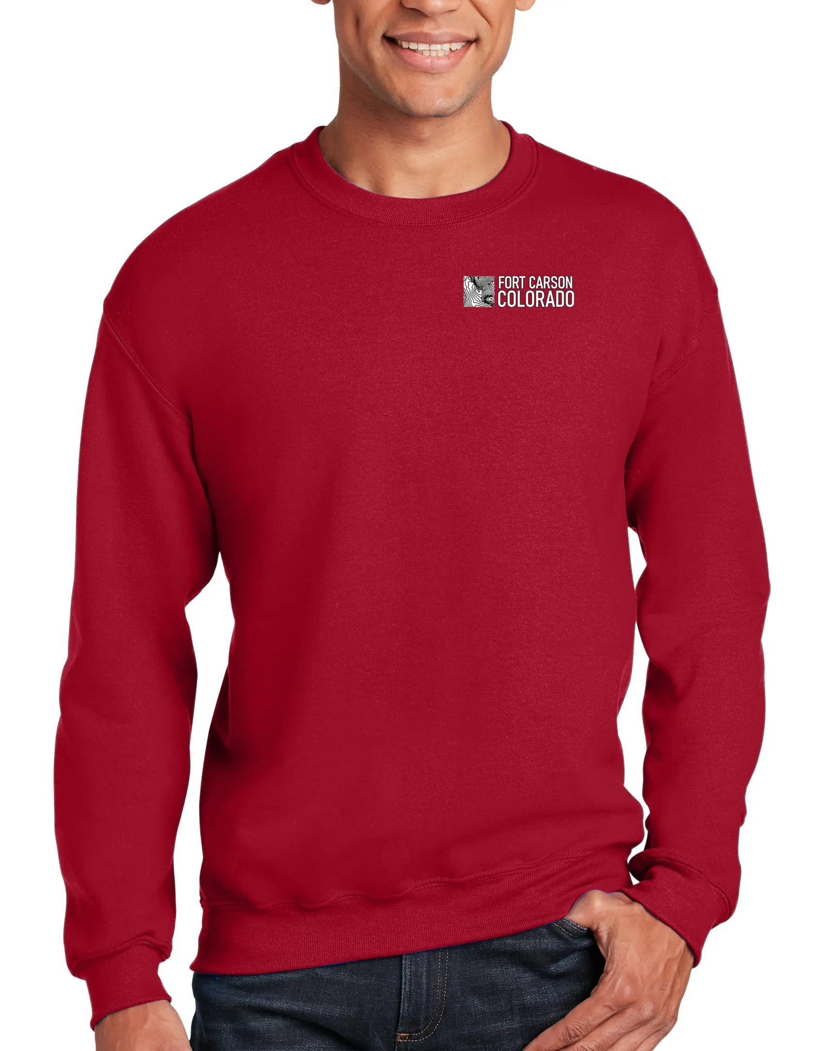 Crewneck Unisex Sweatshirt. This sweatshirt comes in multiple colors.