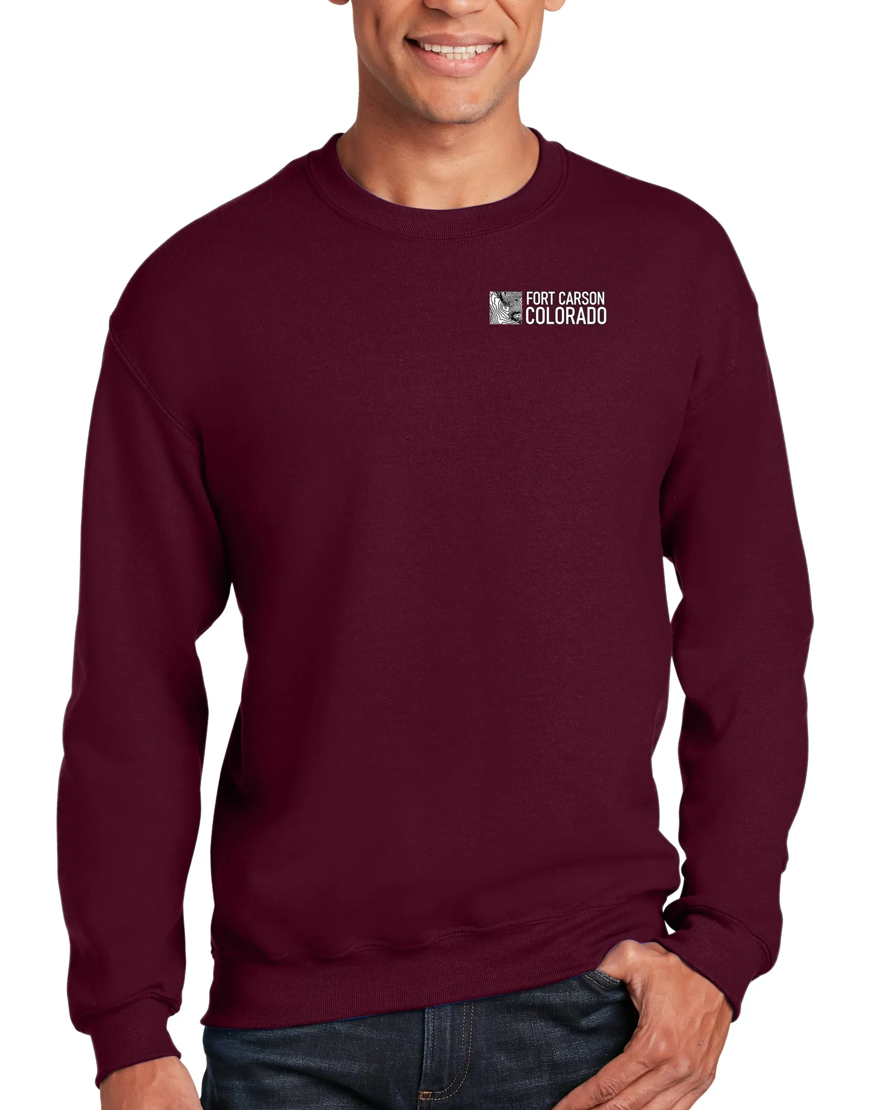 Crewneck Unisex Sweatshirt. This sweatshirt comes in multiple colors.
