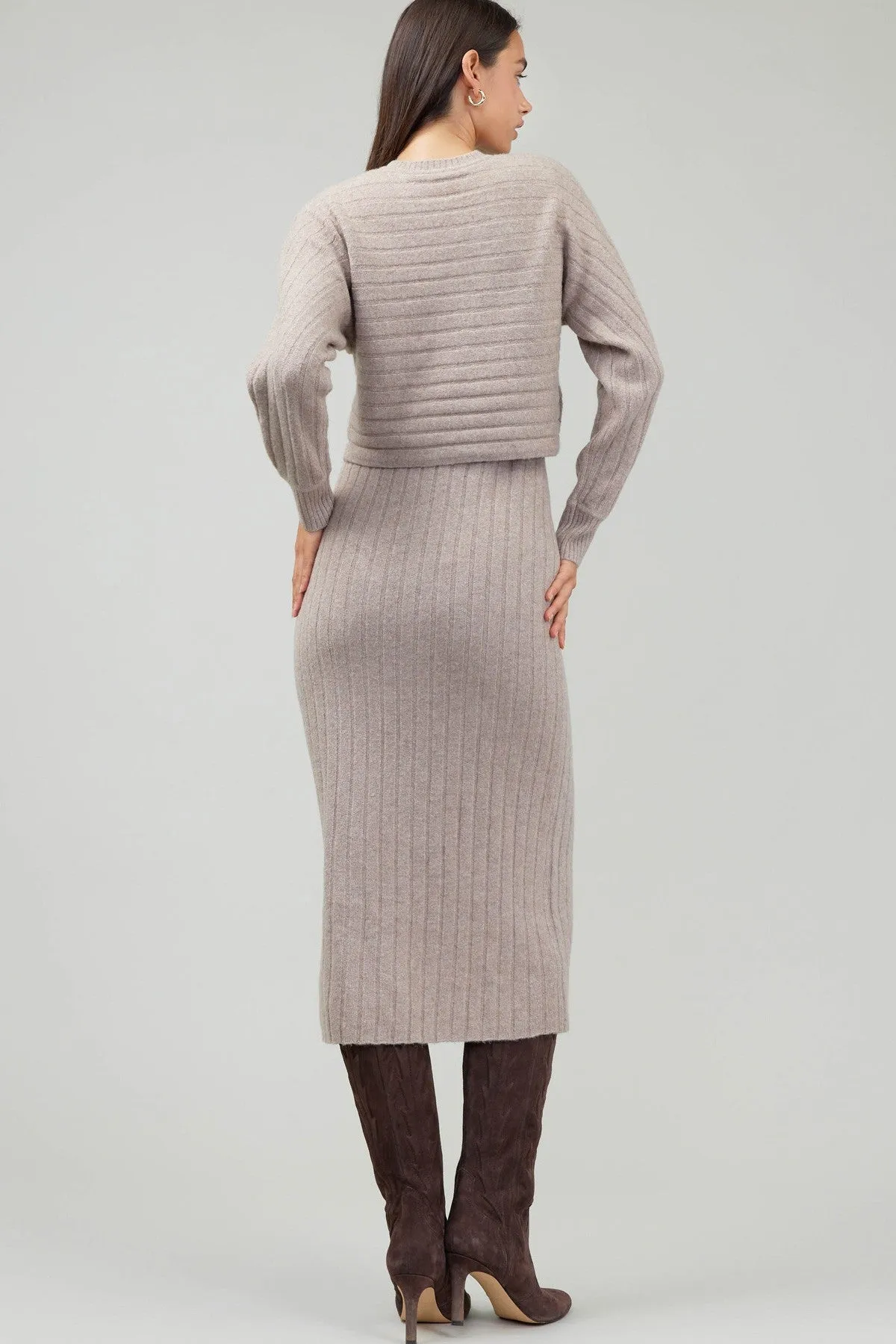 Current Air Oatmeal Sweater Dress
