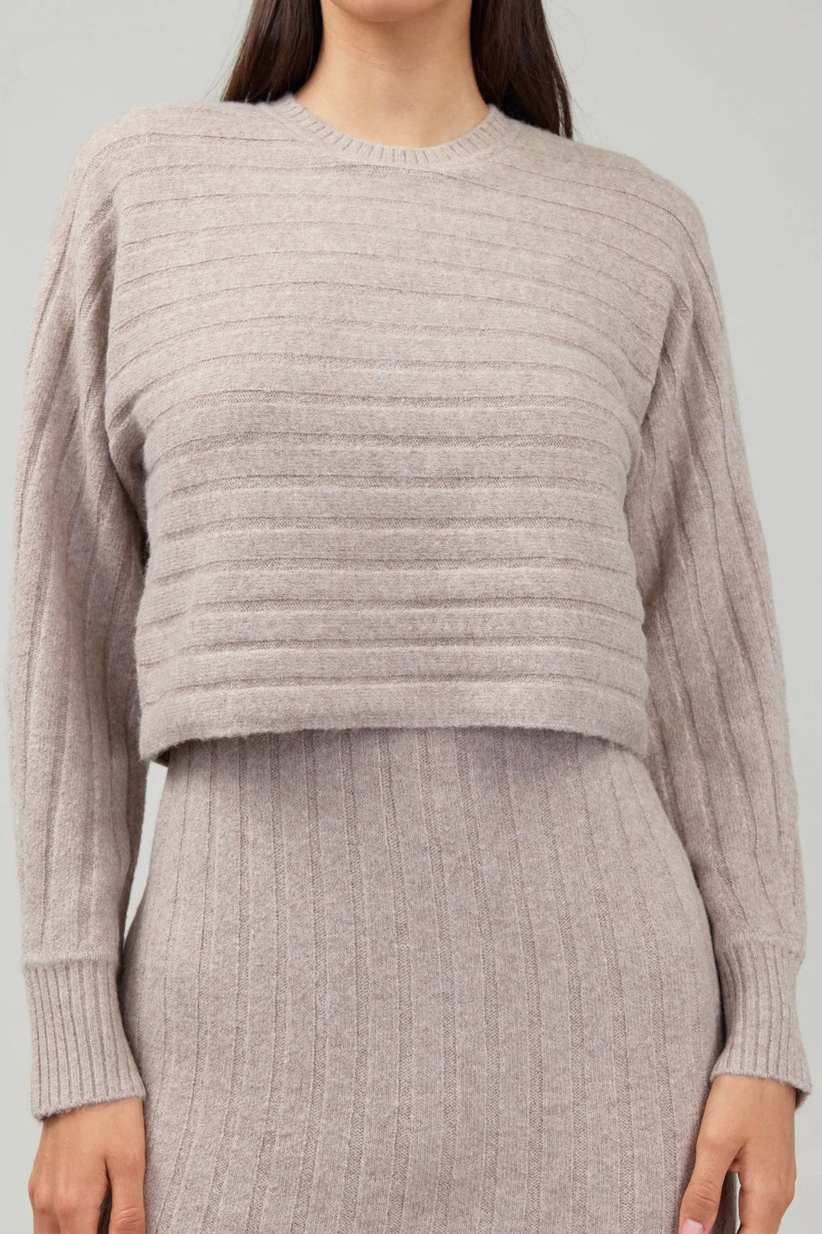 Current Air Oatmeal Sweater Dress