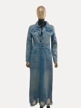 Denim Over Coat
