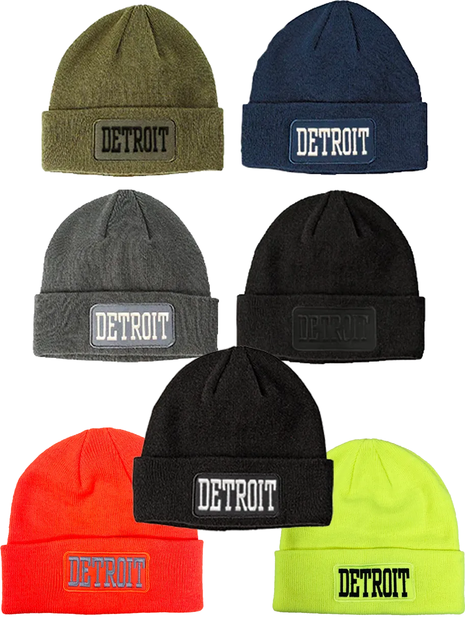 Detroit Patch Beanie