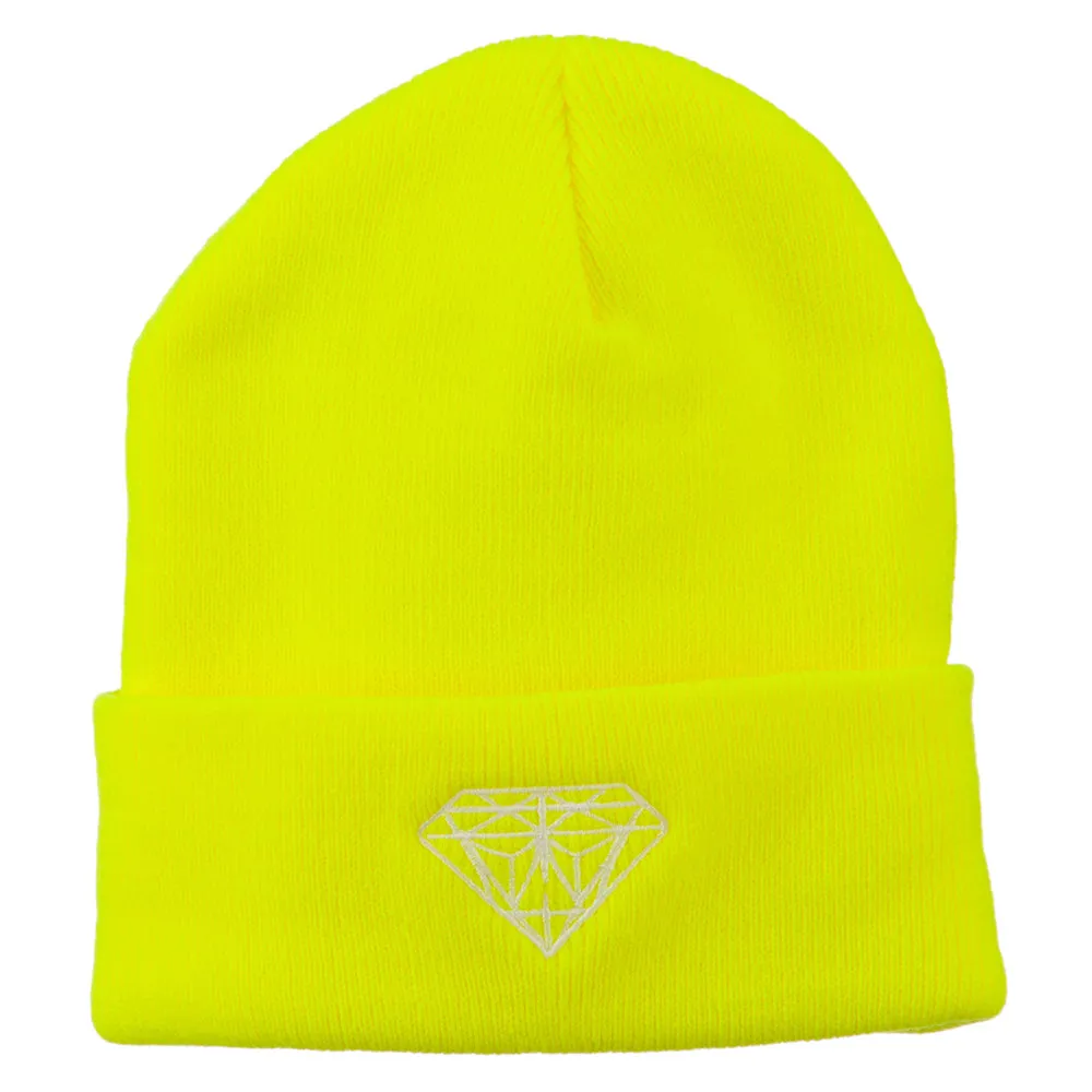 Diamond Neon Embroidered Beanie