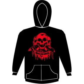 DISCHARGE SKULLS hoodie