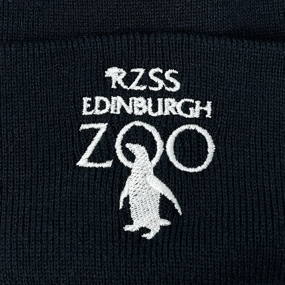 Edinburgh Zoo Recycled Knitted Beanie - Navy