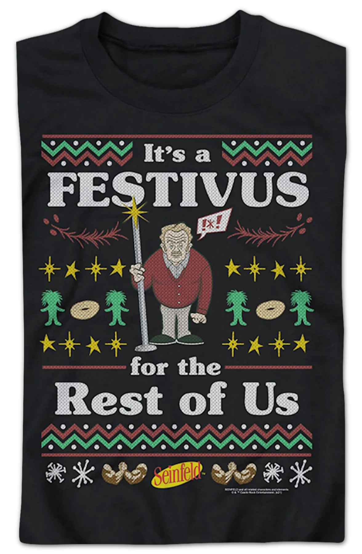 Faux Ugly Festivus Sweater Seinfeld Sweatshirt