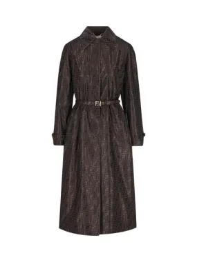 FF JACQUARD TRENCH COAT