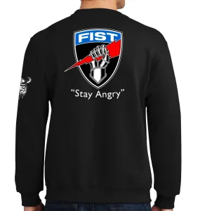 Fist Crewneck Unisex Sweatshirt. This shirt IS approved for PT.