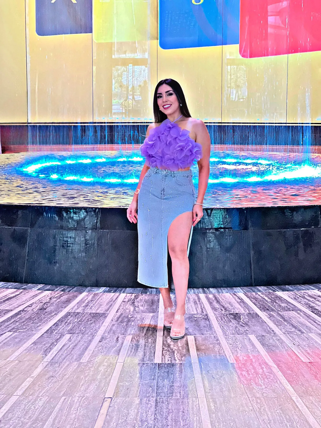 Floral Purple Top