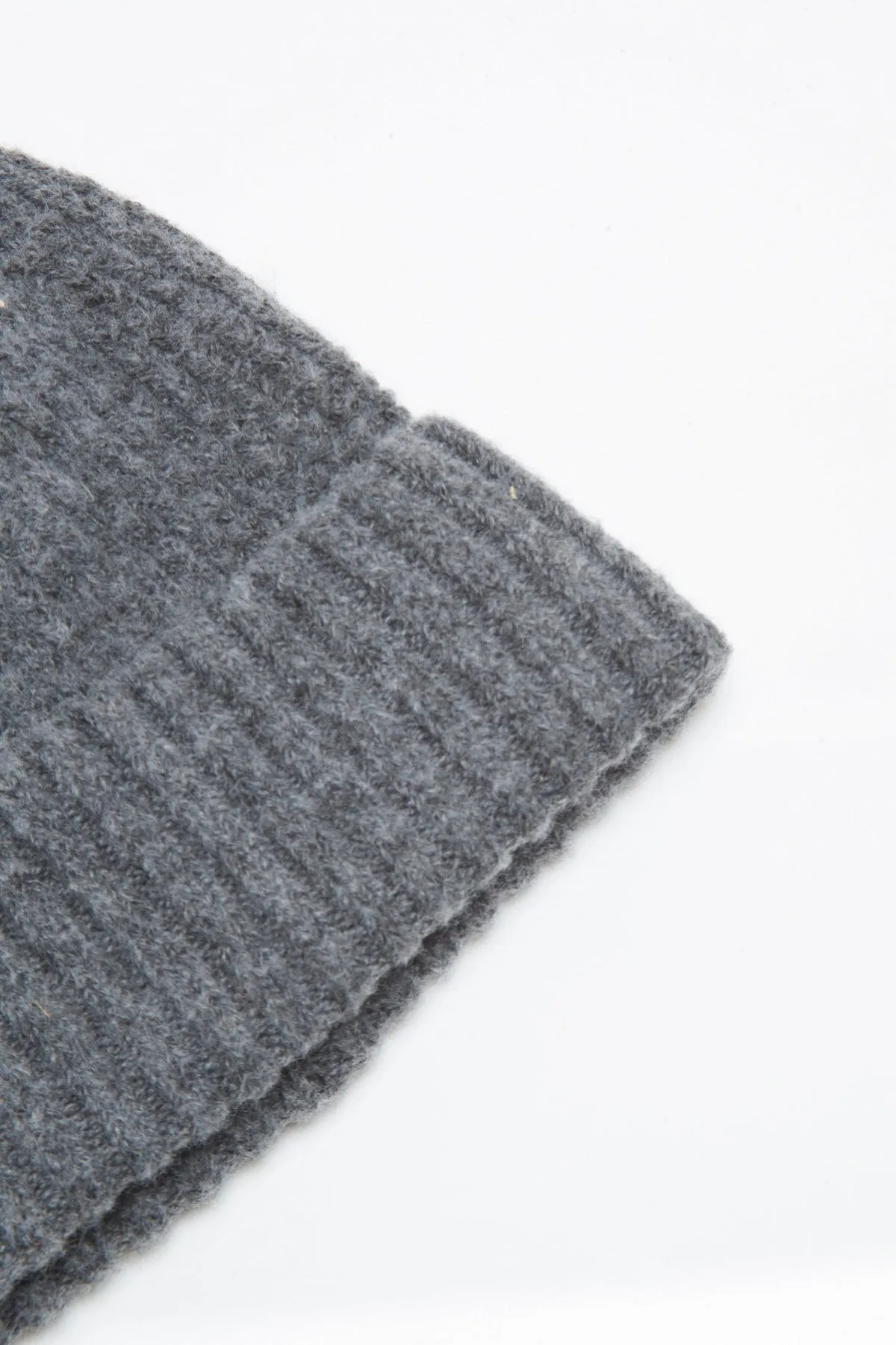 Free People Winnie Waffle Knit Beanie - Charcoal