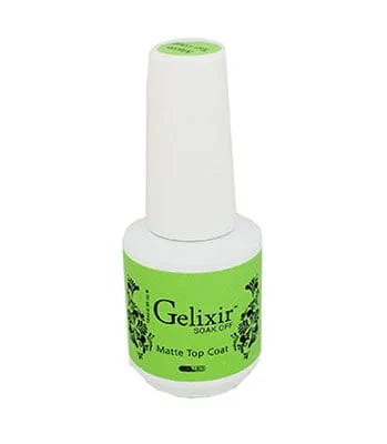 GELIXIR Matte Top Coat No Wipe 0.5oz