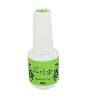GELIXIR Matte Top Coat No Wipe 0.5oz