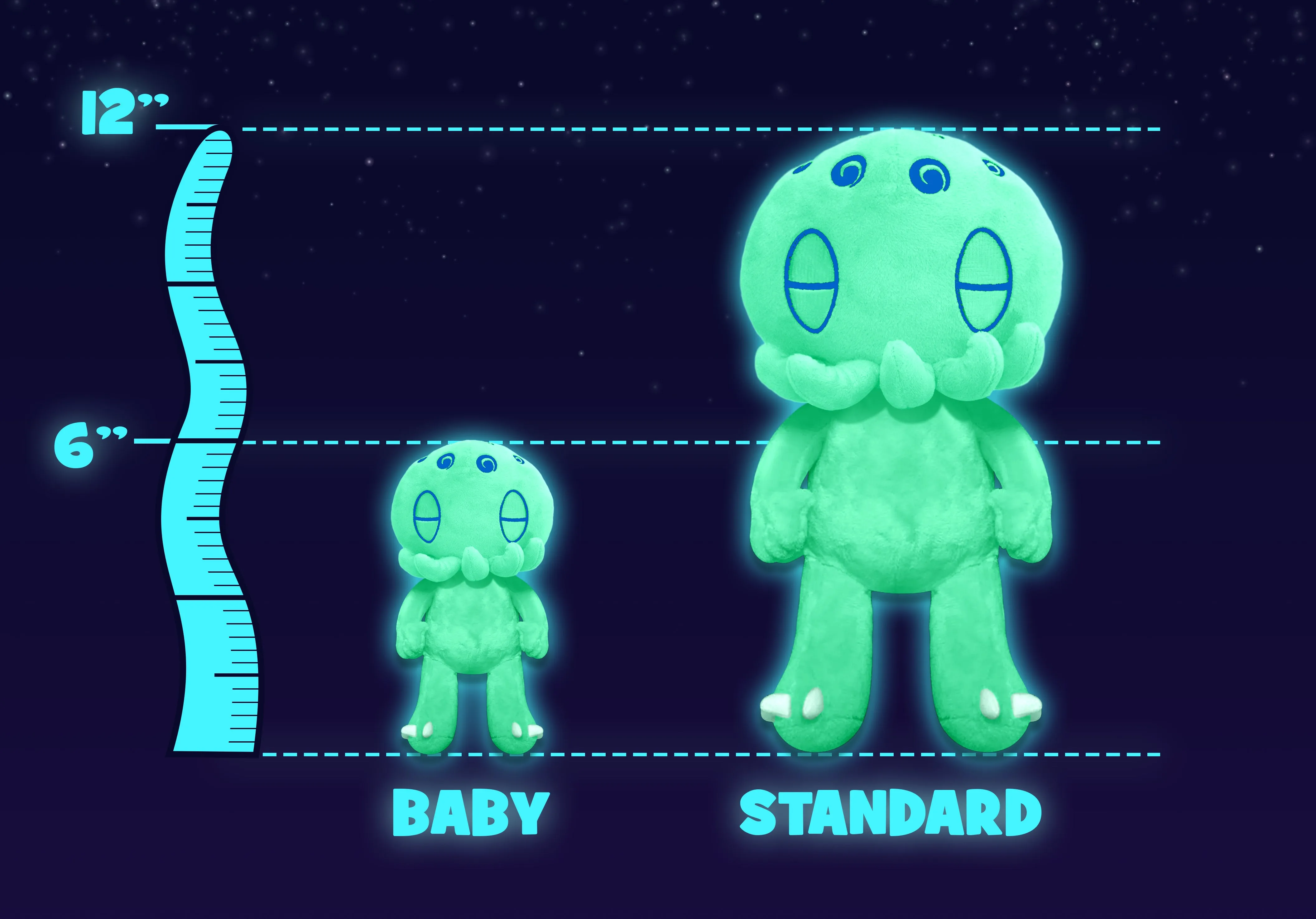 Glow-in-the-Dark C is for Cthulhu Baby Plush (6 in.)