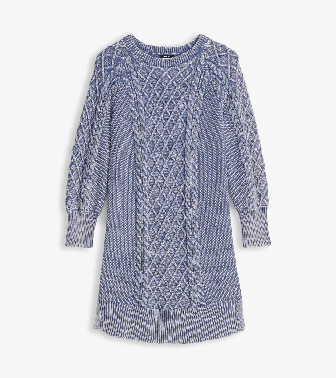 Hatley Women's  Juliet Cable Knit Dress - Bleached Denim