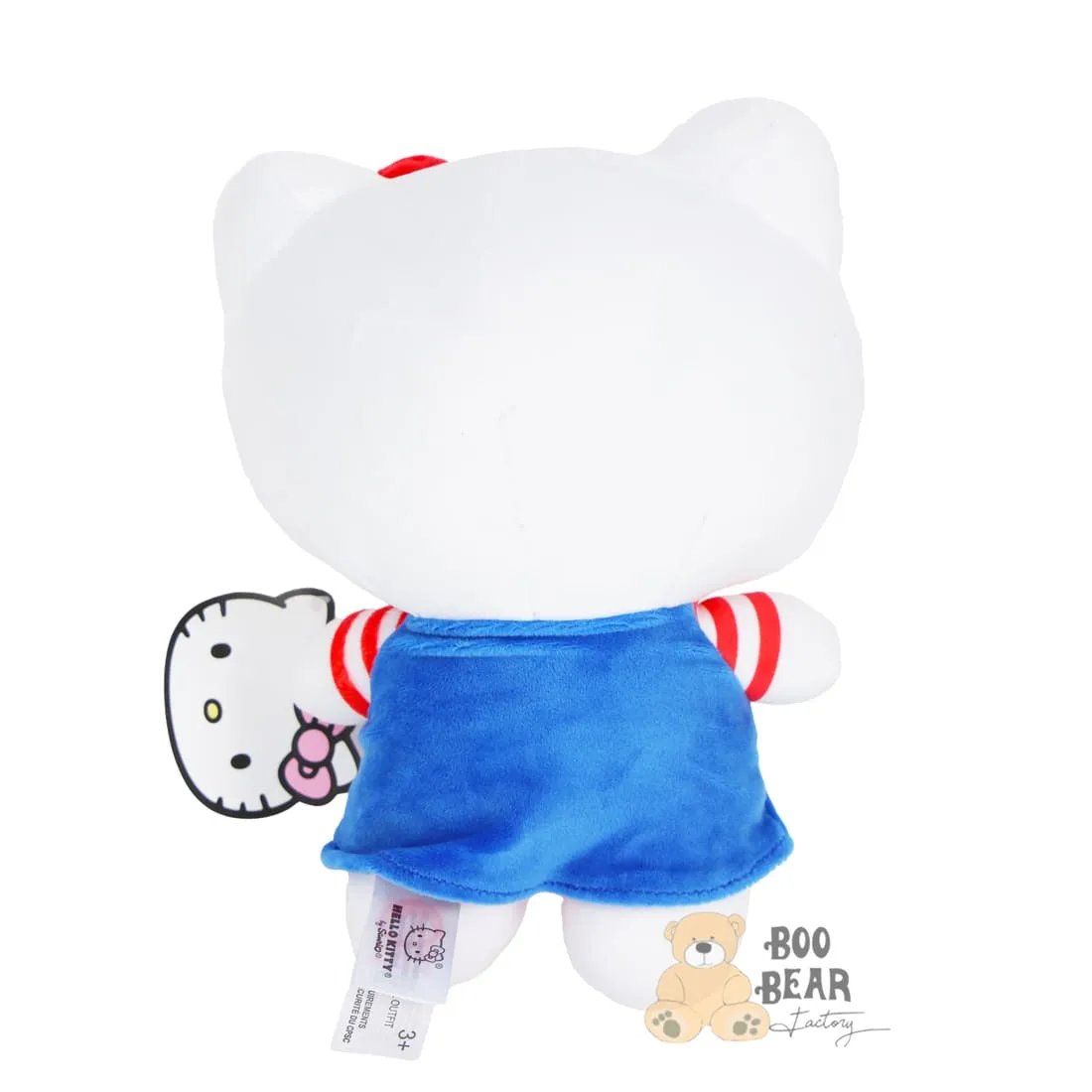 Hello Kitty Plush Beanie Baby Blue Shirt with Red Bow | $9.99 | BooBear
