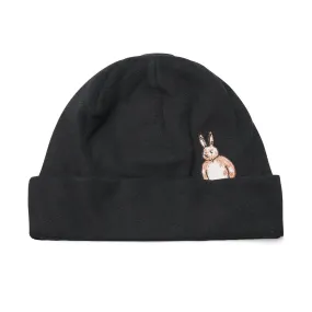 HIDE BEARRABBIT BEANIE BLACK