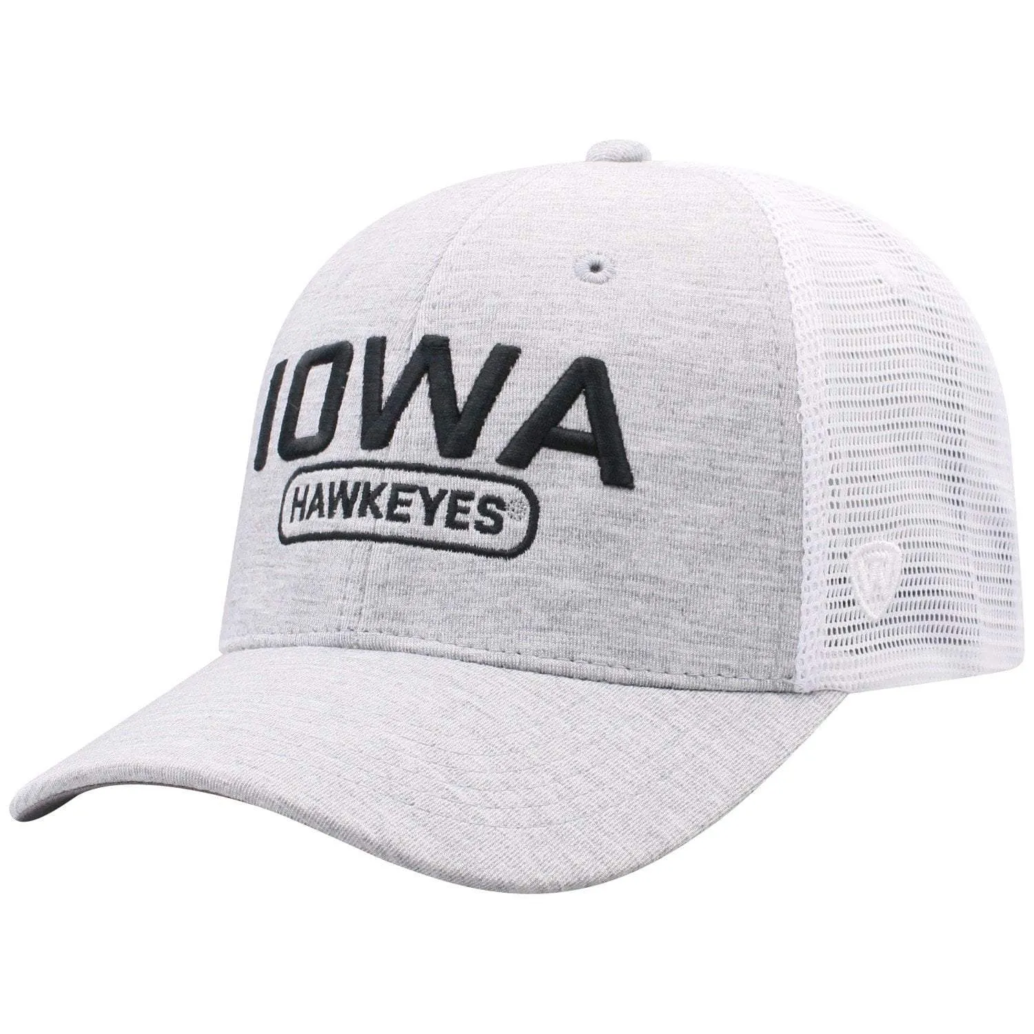 Iowa Hawkeyes TOW Gray "Notch II" Mesh Structured Snapback Hat Cap