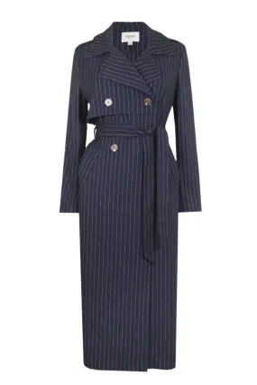 Jovonna  Navy Nadia Trench Coat