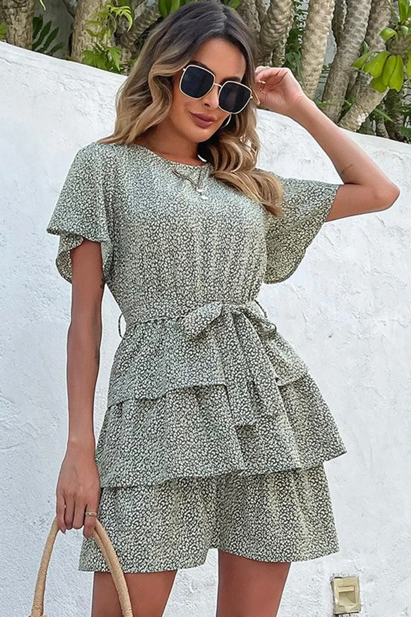 LAYERED CAKE SHORT DRESS