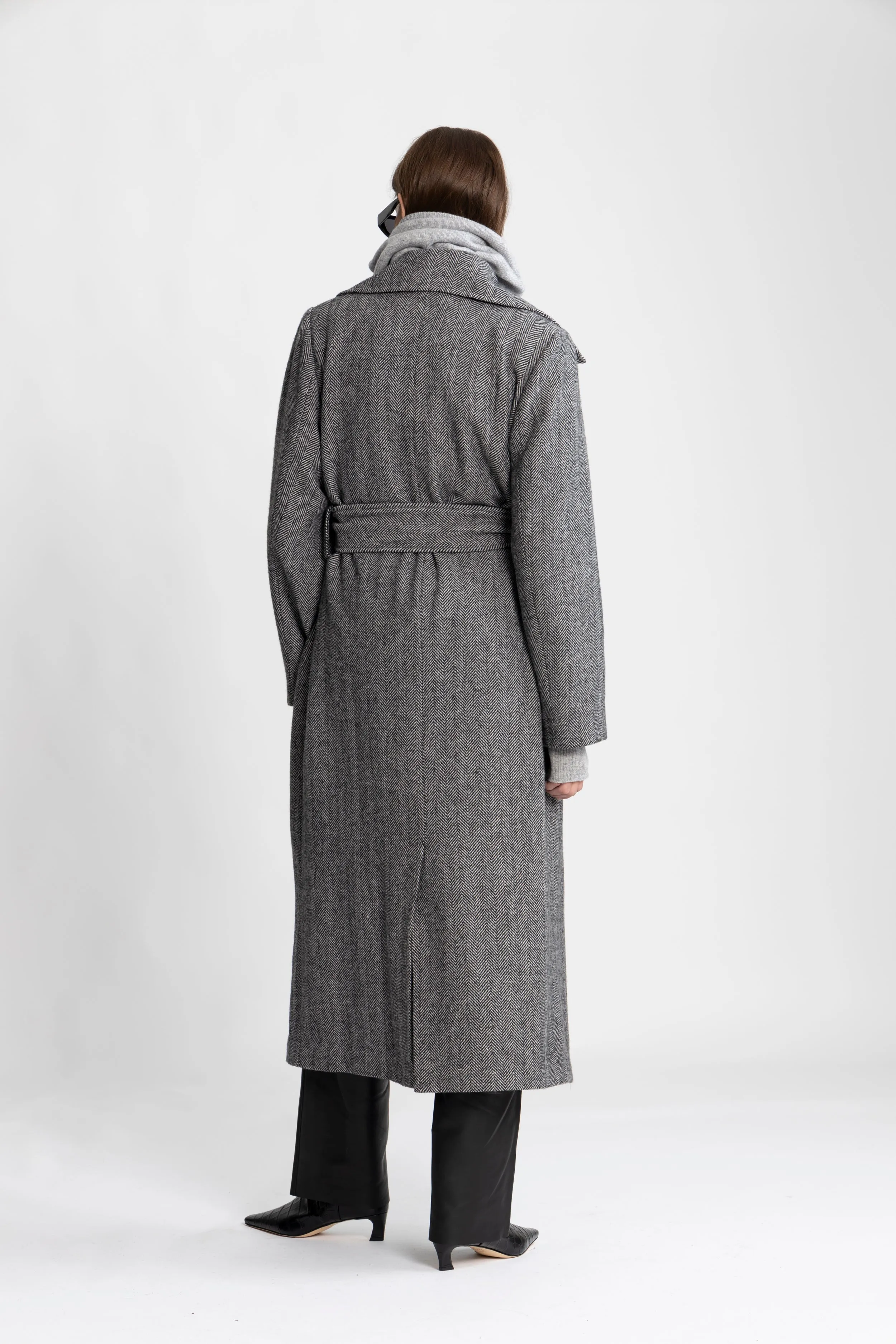 Leah Wool Coat - Black