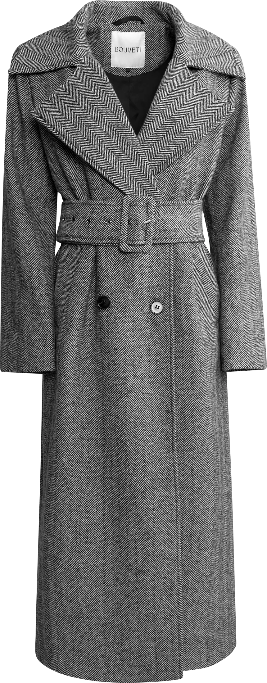 Leah Wool Coat - Black
