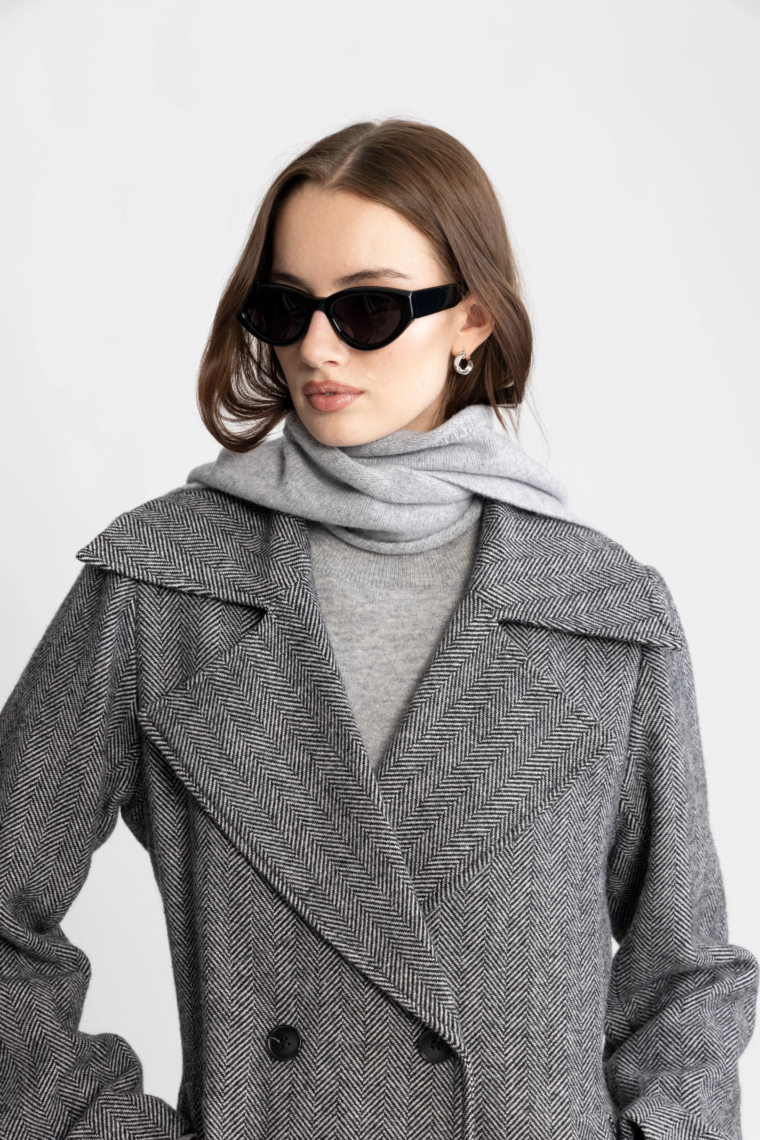 Leah Wool Coat - Black