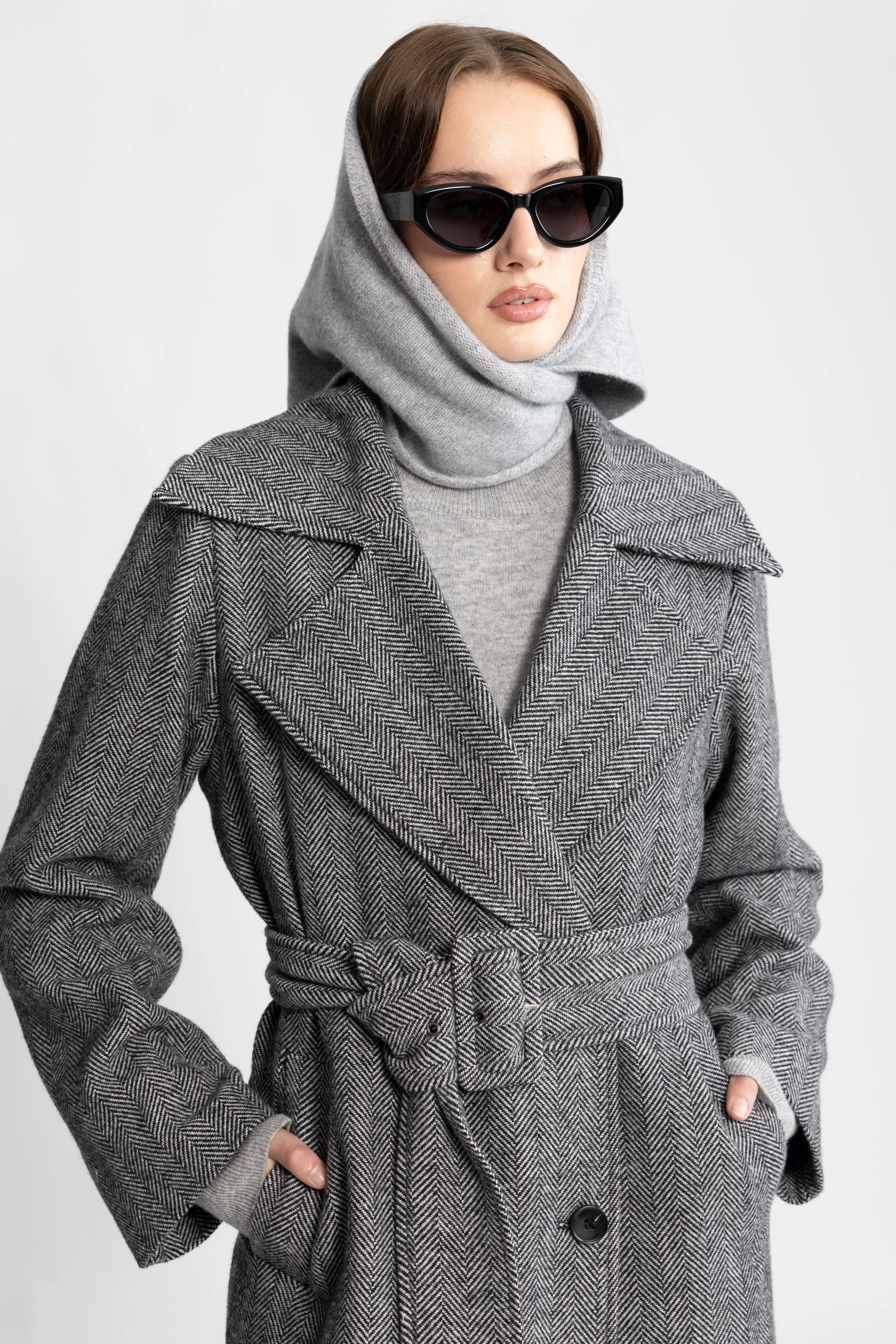 Leah Wool Coat - Black