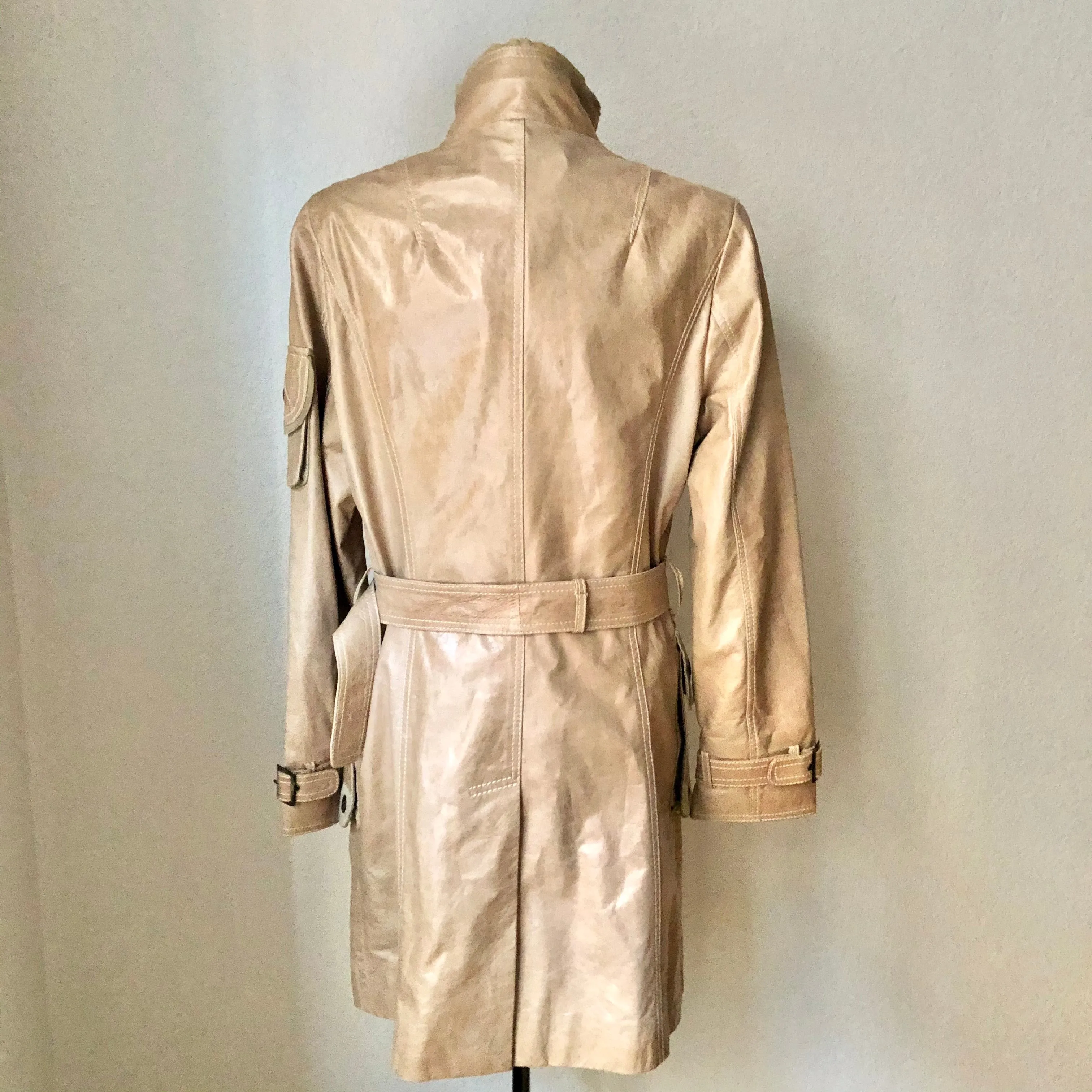 Leather Trench Coat
