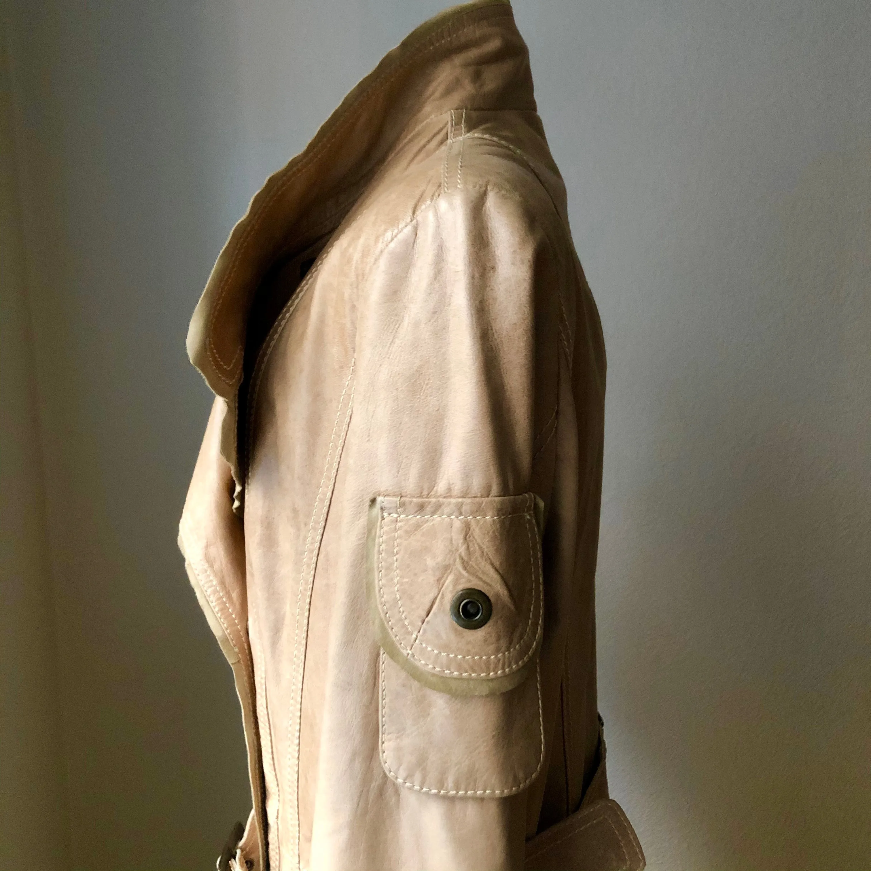 Leather Trench Coat