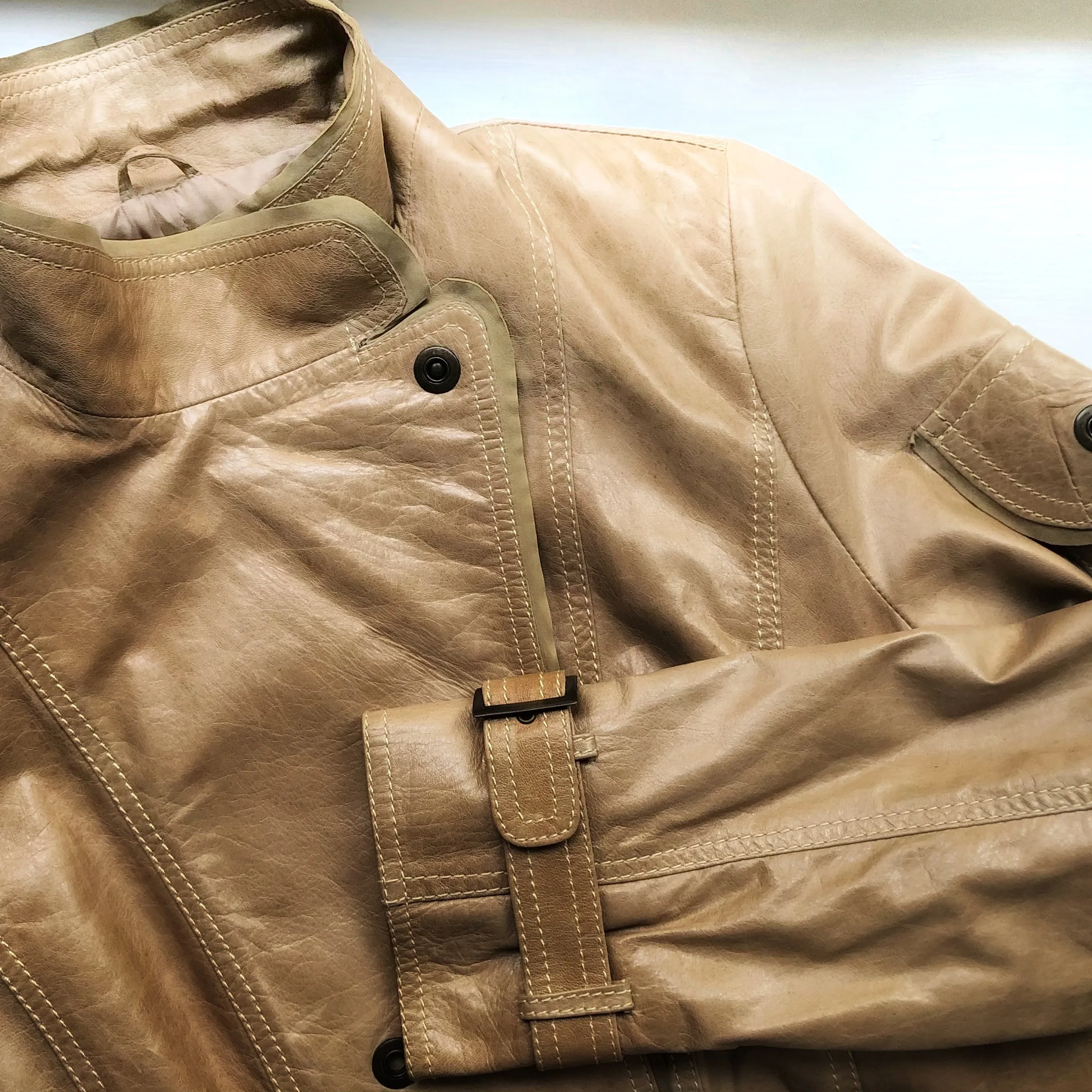 Leather Trench Coat
