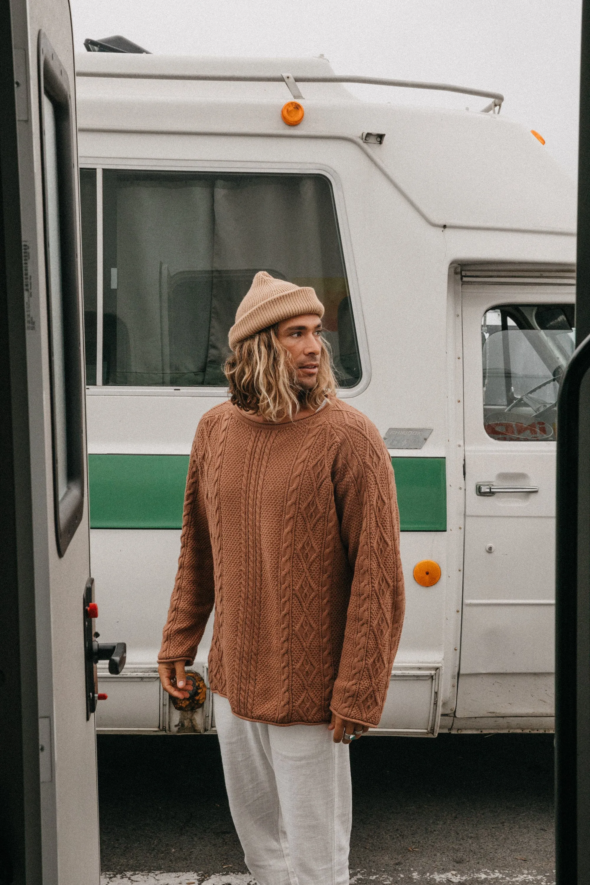 Light Brown Beanie