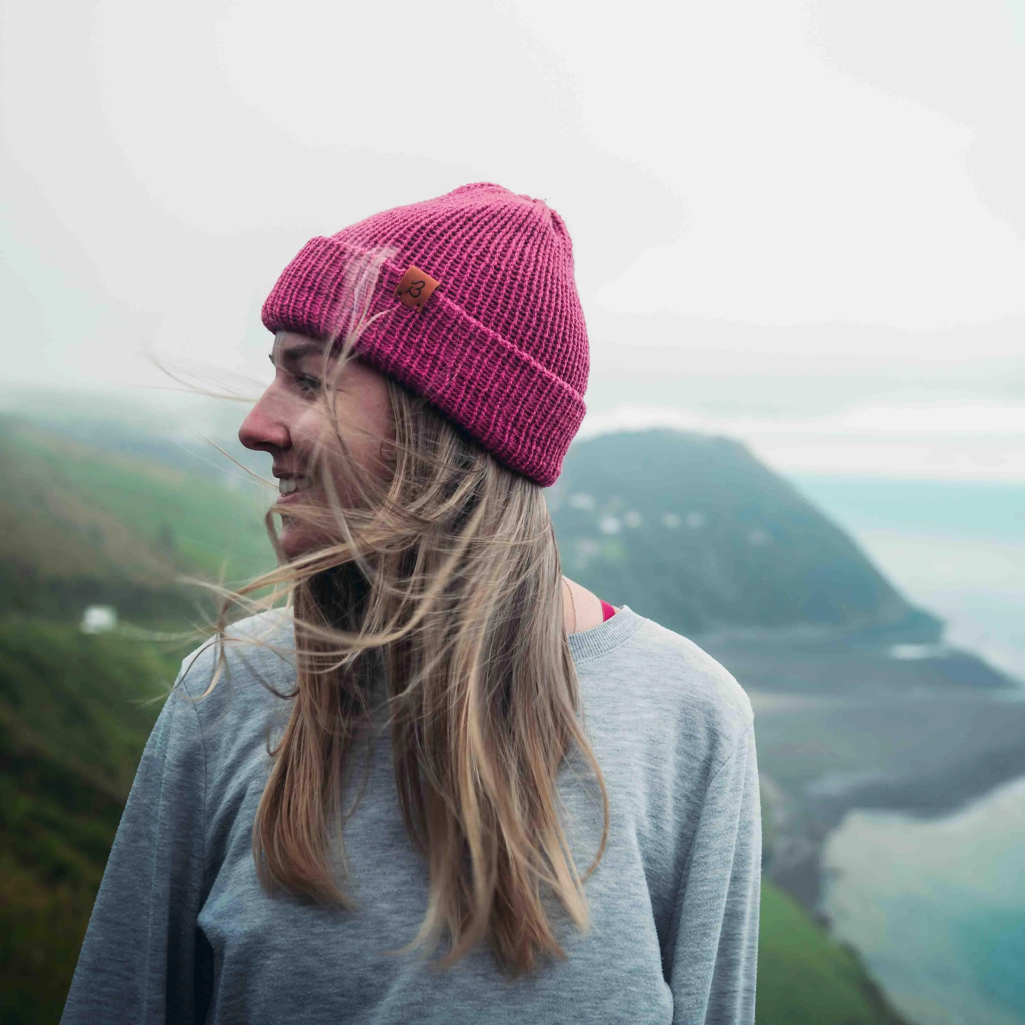 Limited Edition Raspberry Pink Wooly Beanie Hat