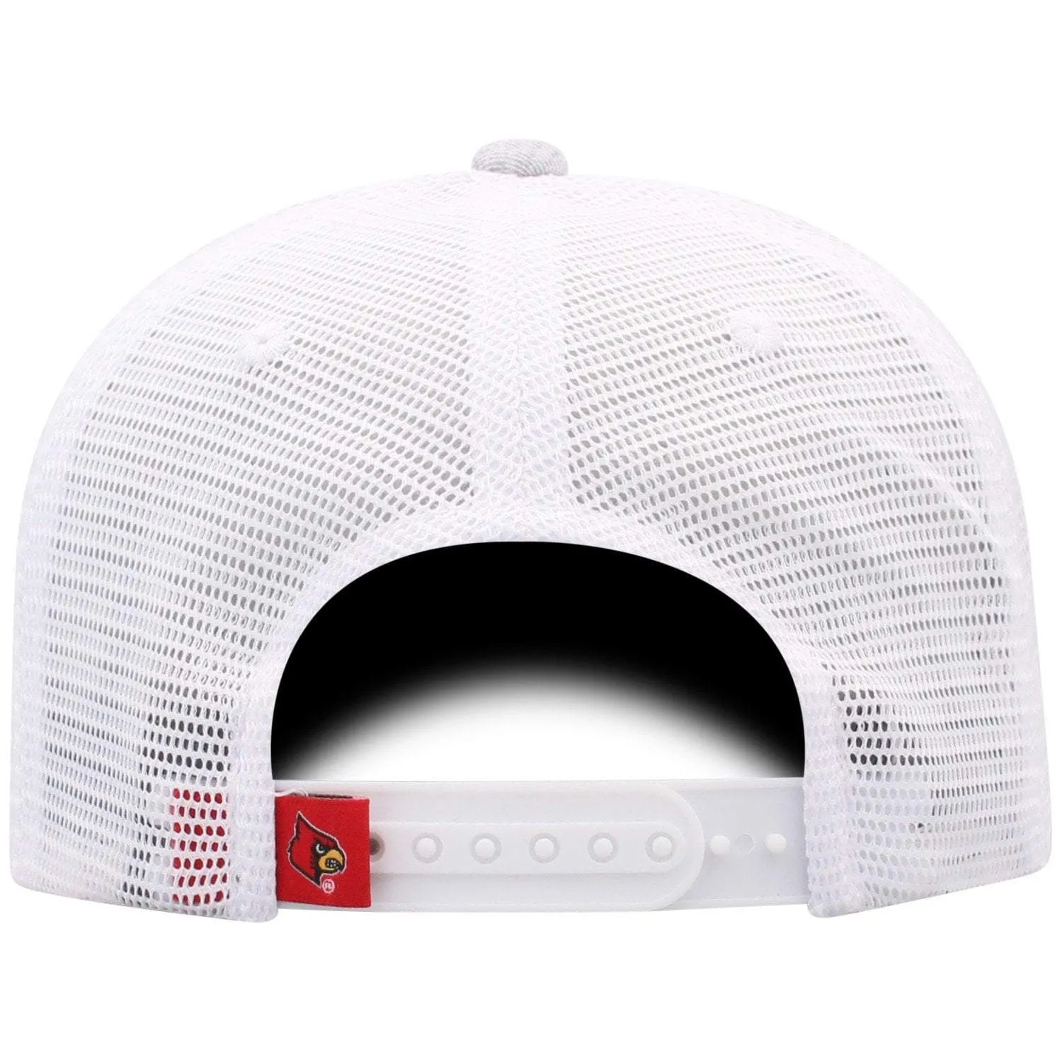 Louisville Cardinals TOW Gray "Notch II" Mesh Structured Snapback Hat Cap