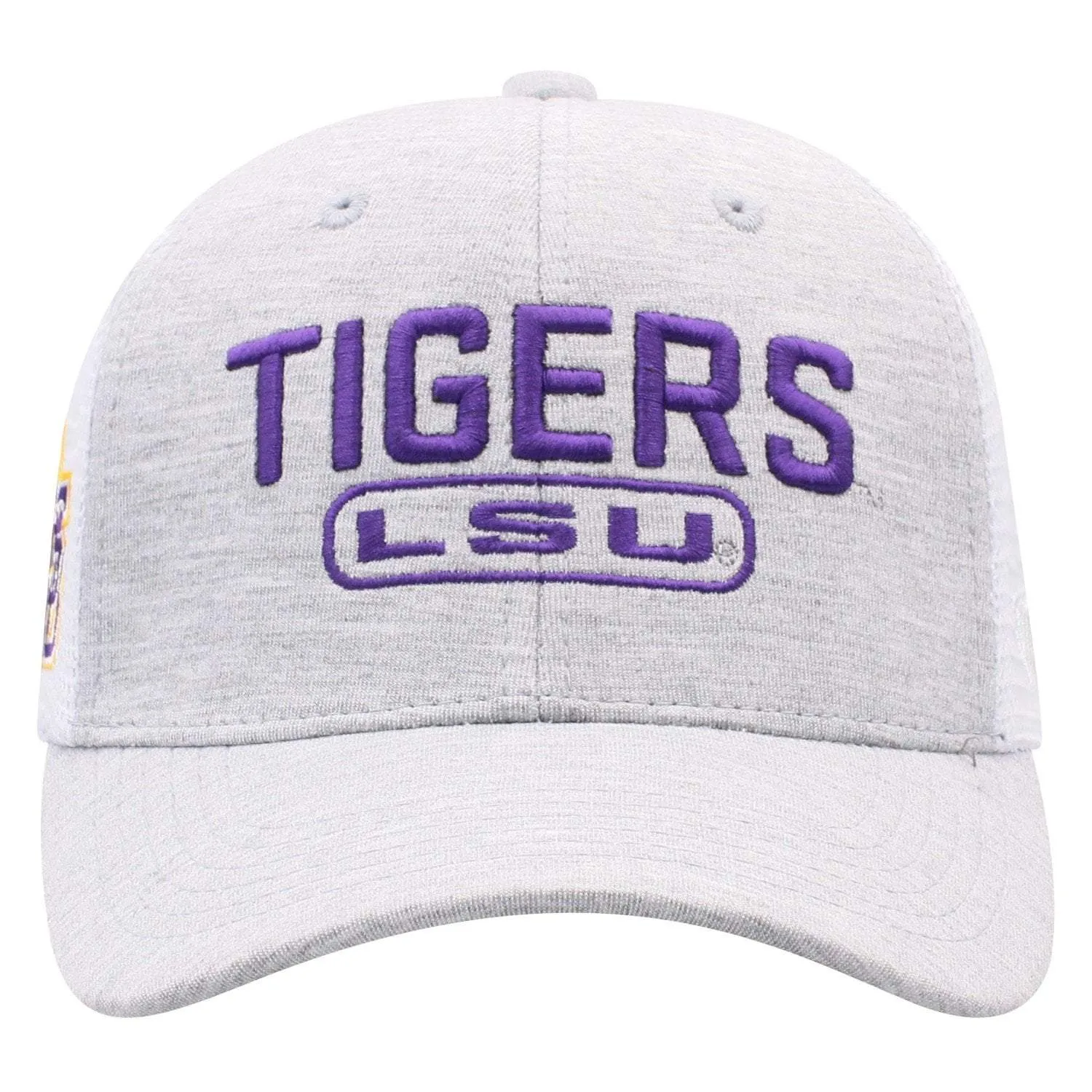 LSU Tigers TOW Gray "Notch II" Mesh Structured Snapback Hat Cap