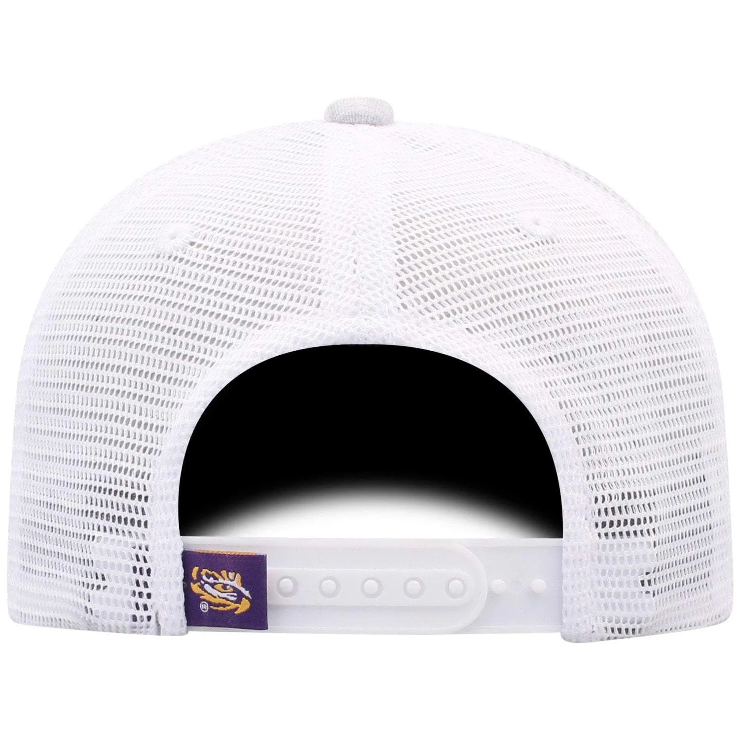 LSU Tigers TOW Gray "Notch II" Mesh Structured Snapback Hat Cap