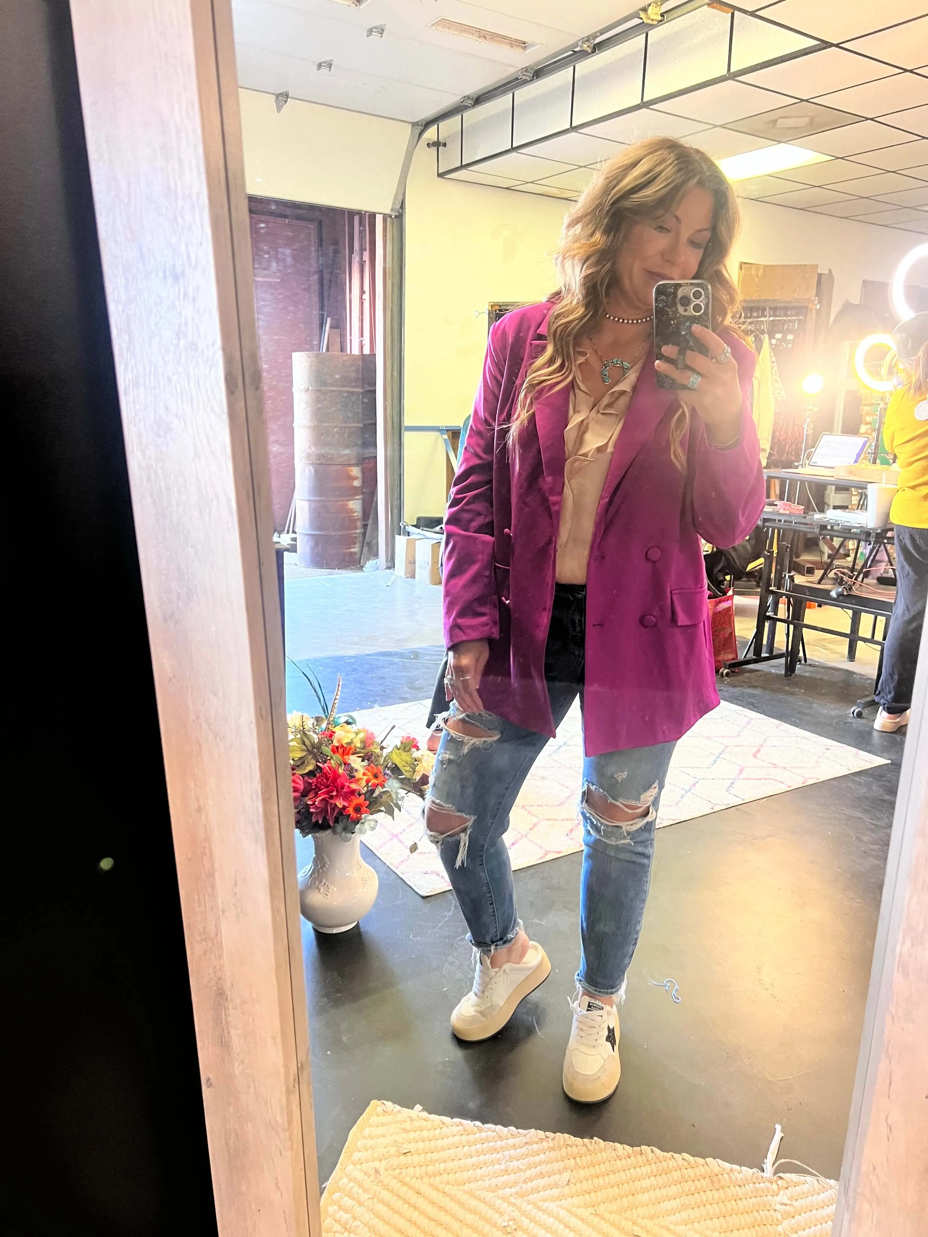 Magenta Purple Blazer
