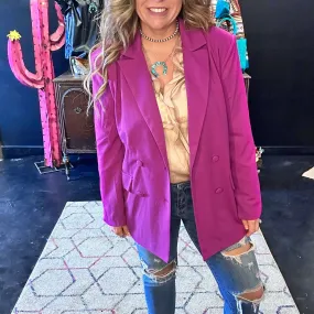 Magenta Purple Blazer