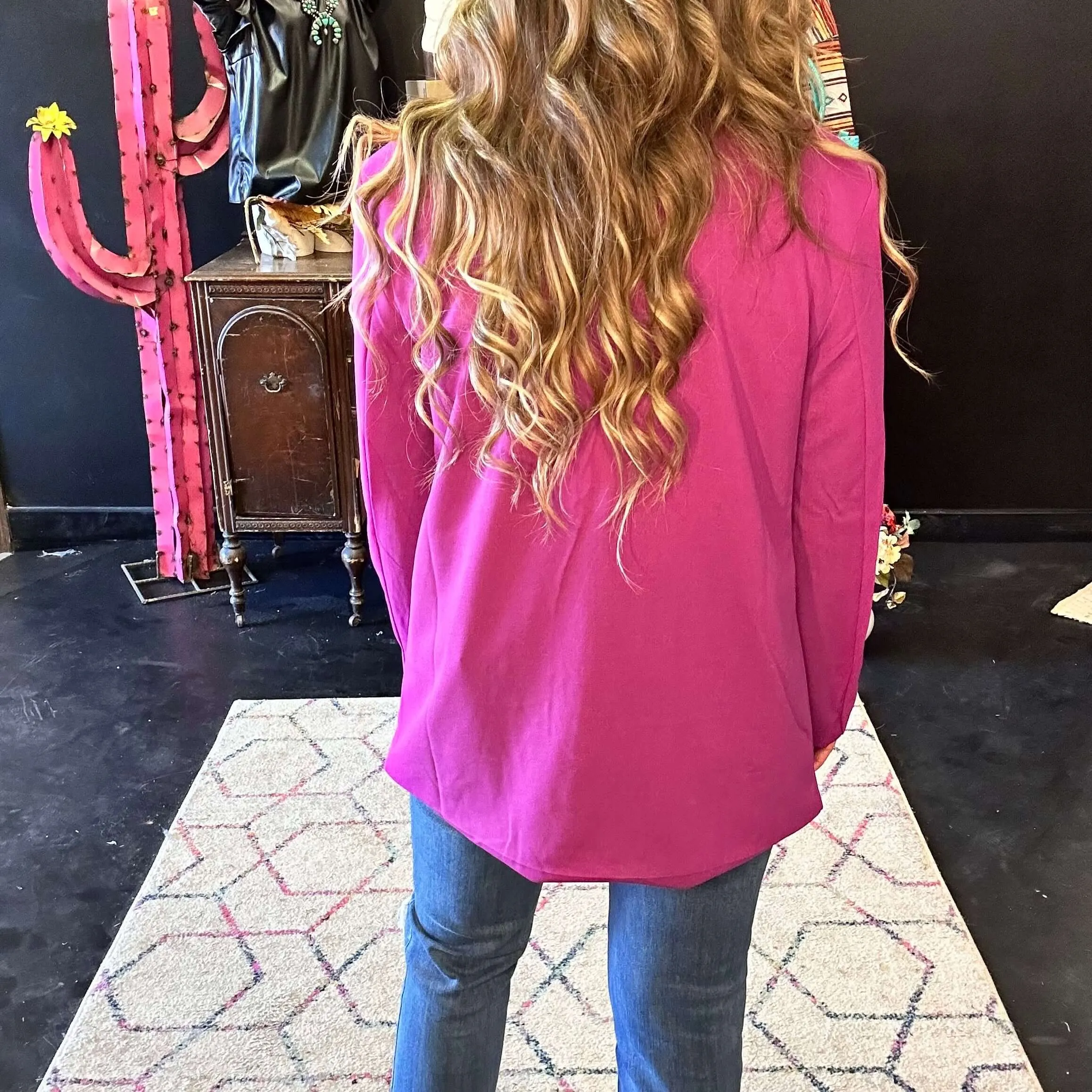 Magenta Purple Blazer