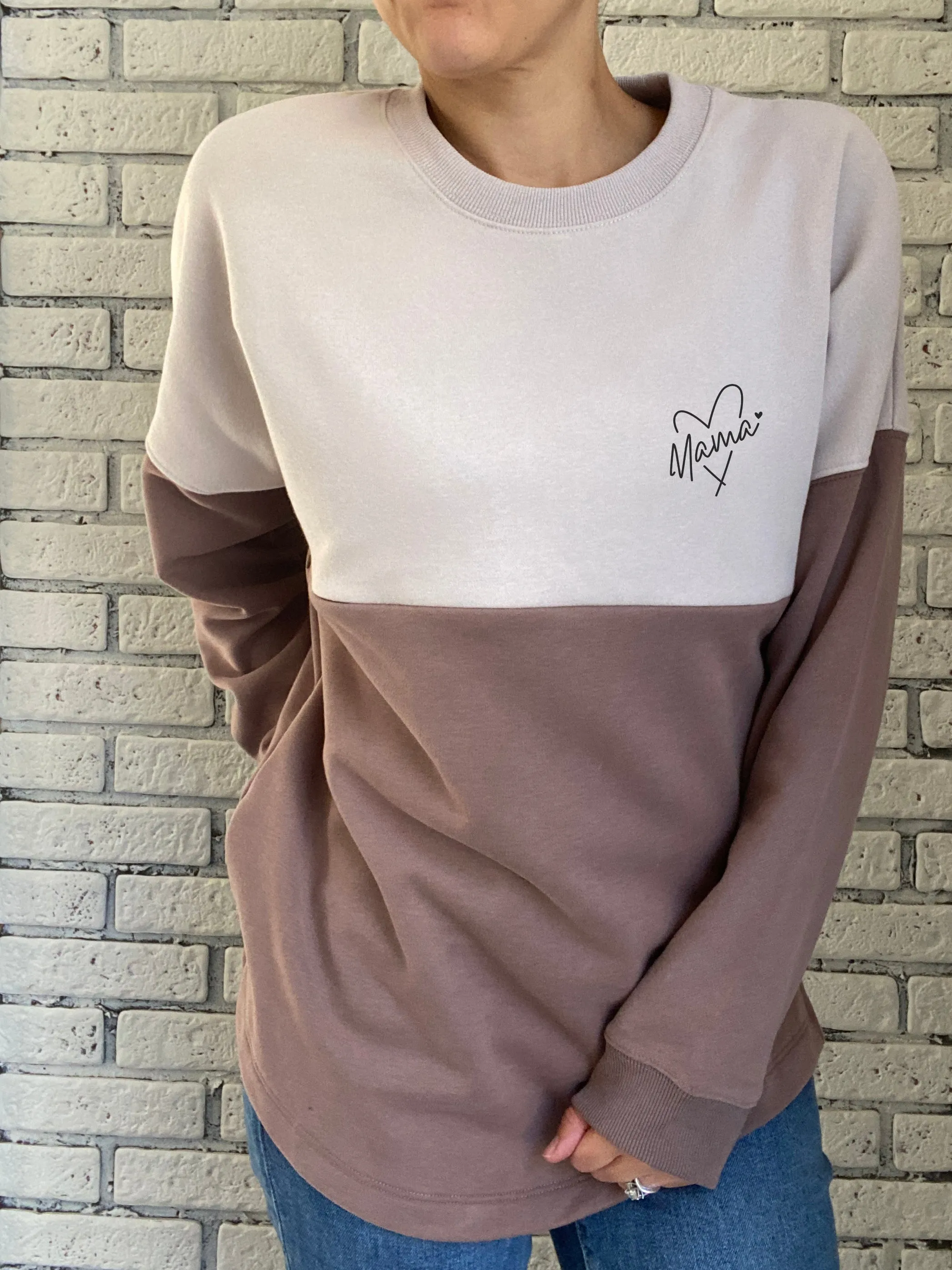 Mama Heart Chill Crewneck