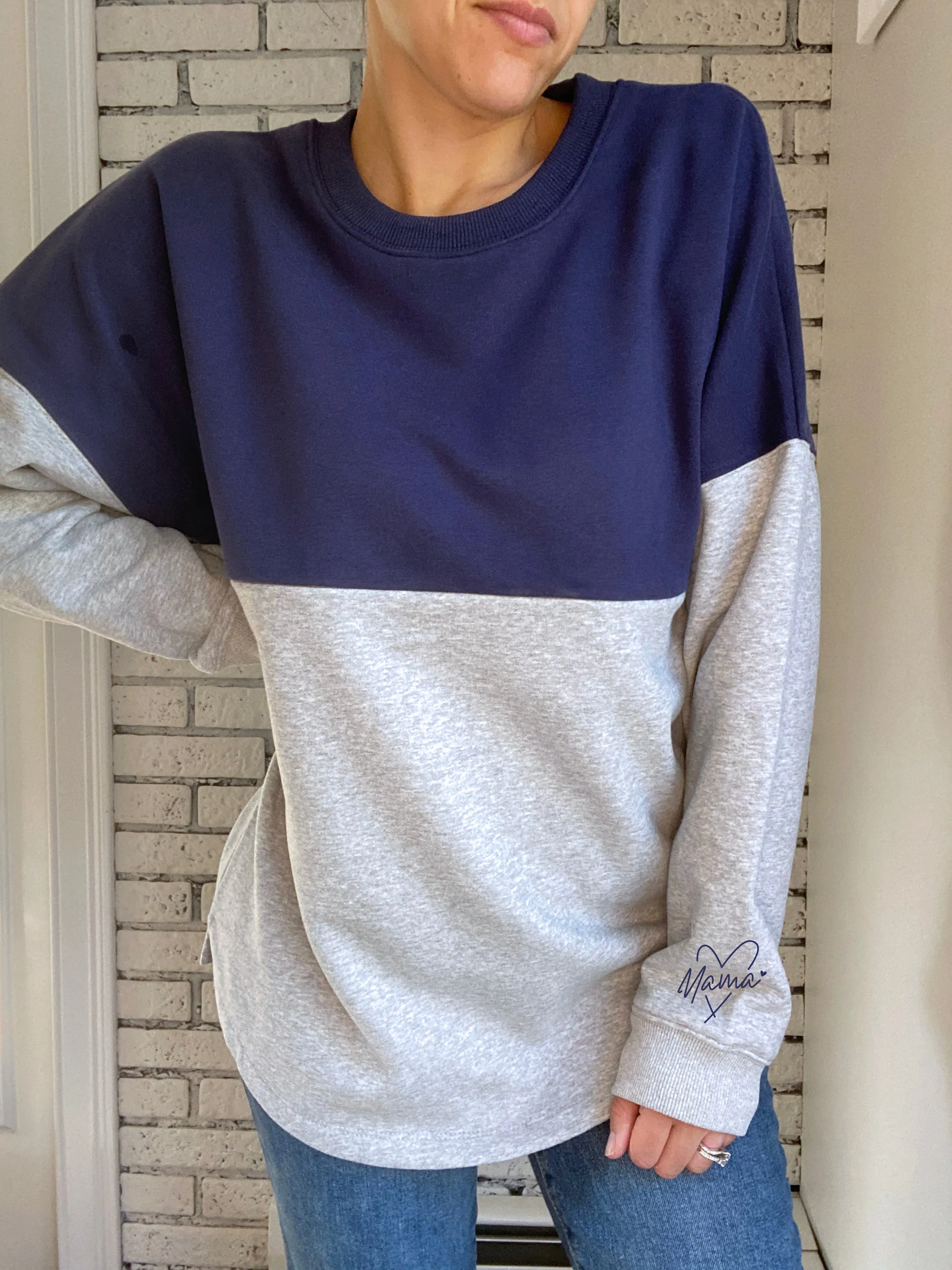 Mama Heart Chill Crewneck
