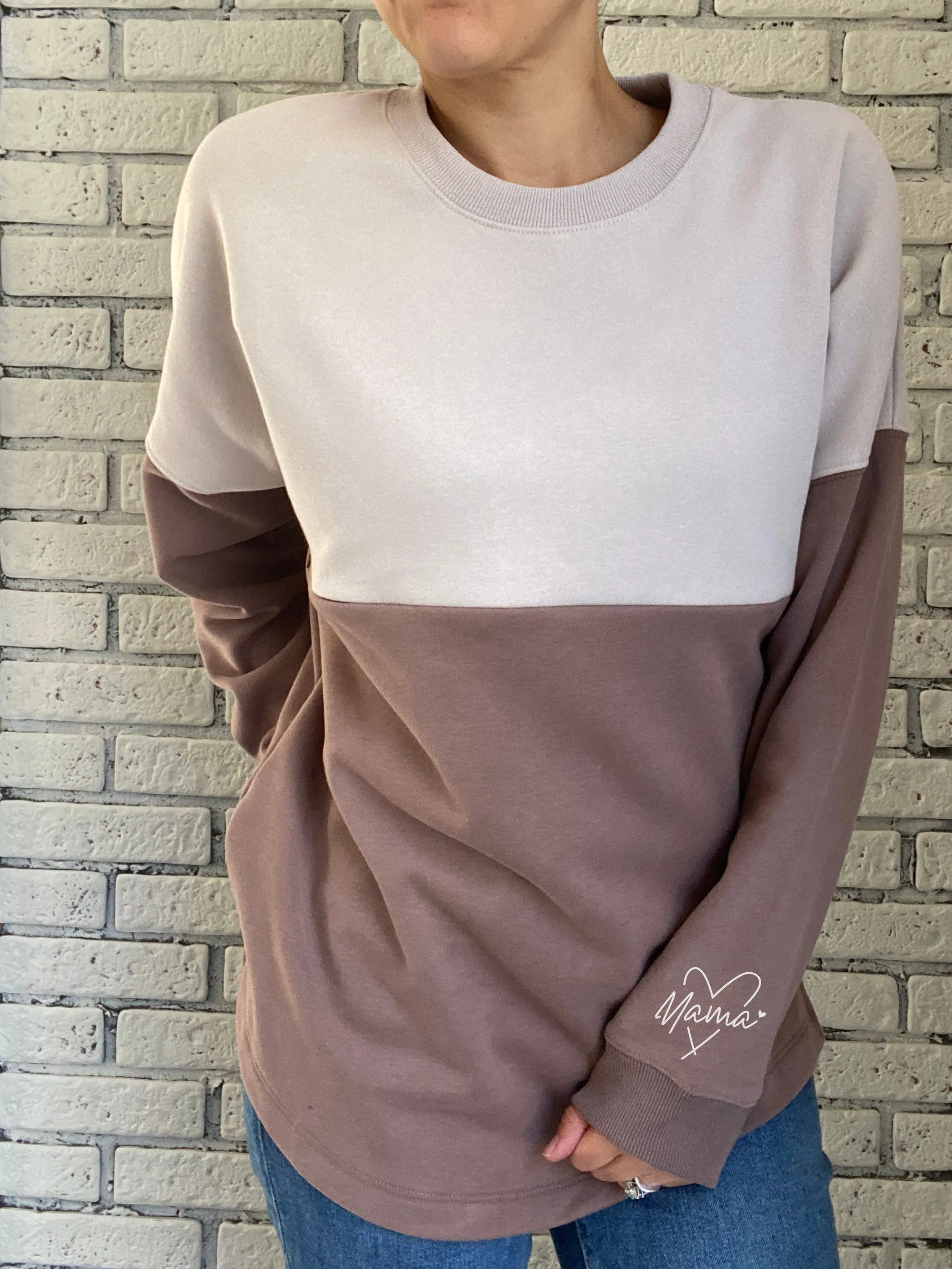 Mama Heart Chill Crewneck