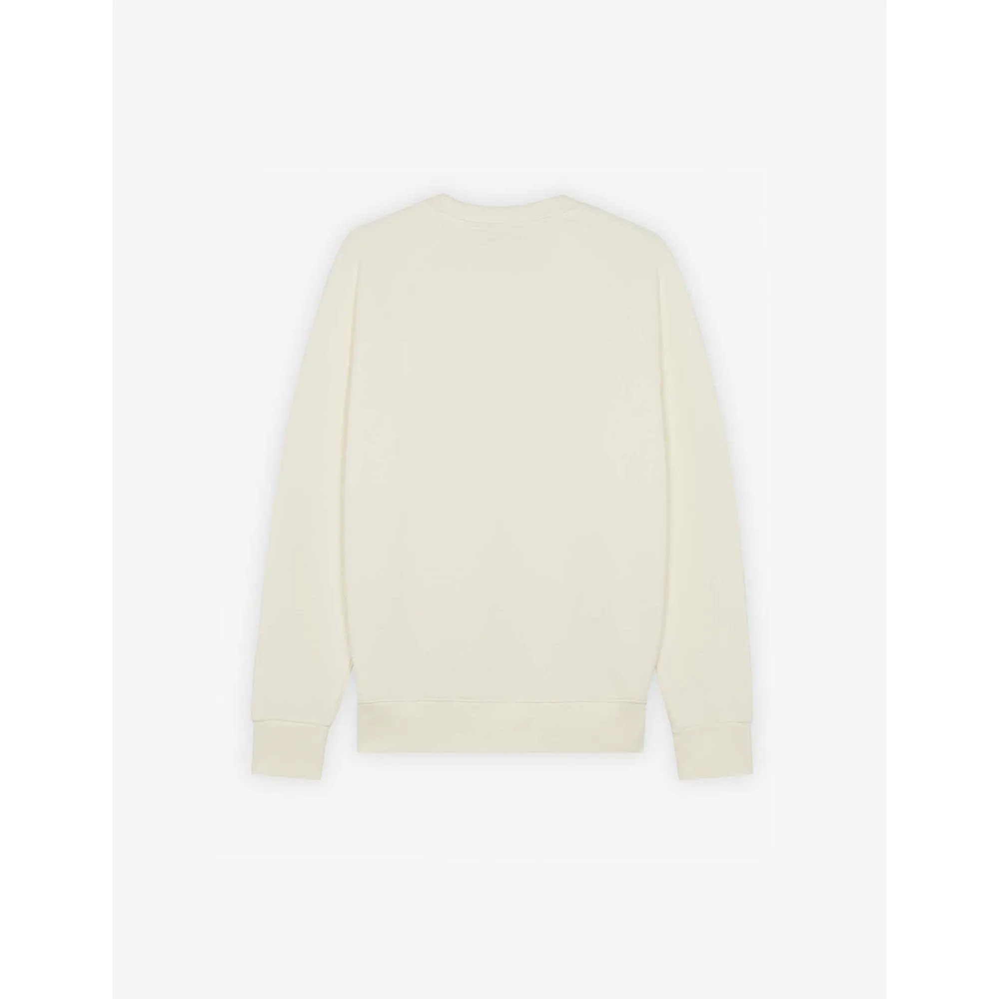 Men Fox Head Patch Classic Sweatshirt - Ecru